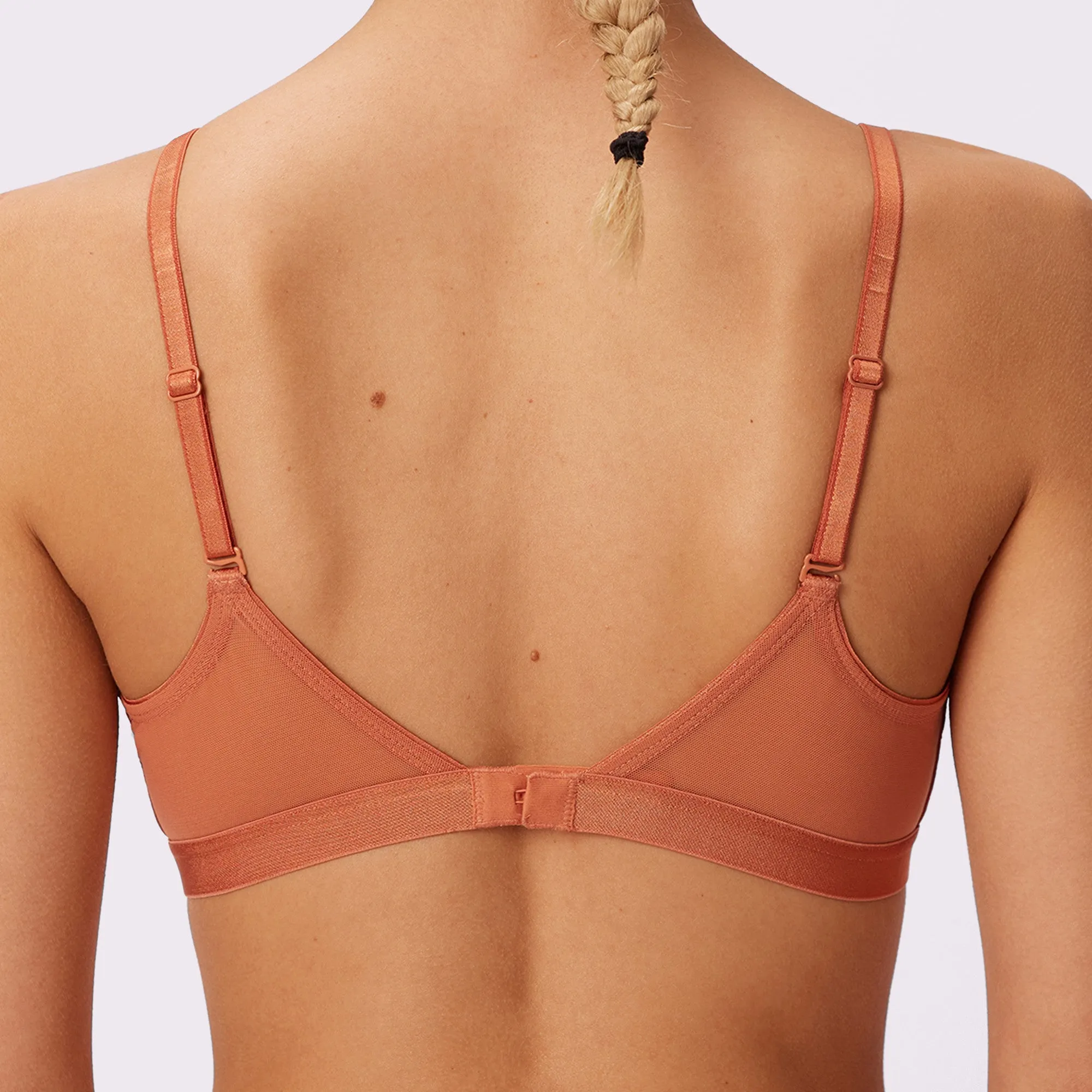 Triangle Bralette | Silky Mesh | Archive (Gingersnap) sold by Parade product image thumbnail 2