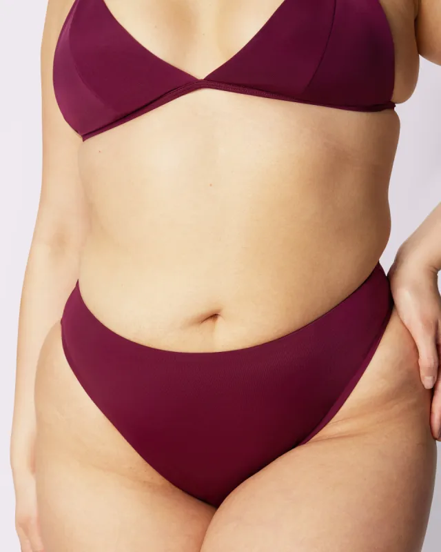 High-Rise Brief Bikini Bottom | EcoSplash Swim | Archive (Surfboard) sold by Parade