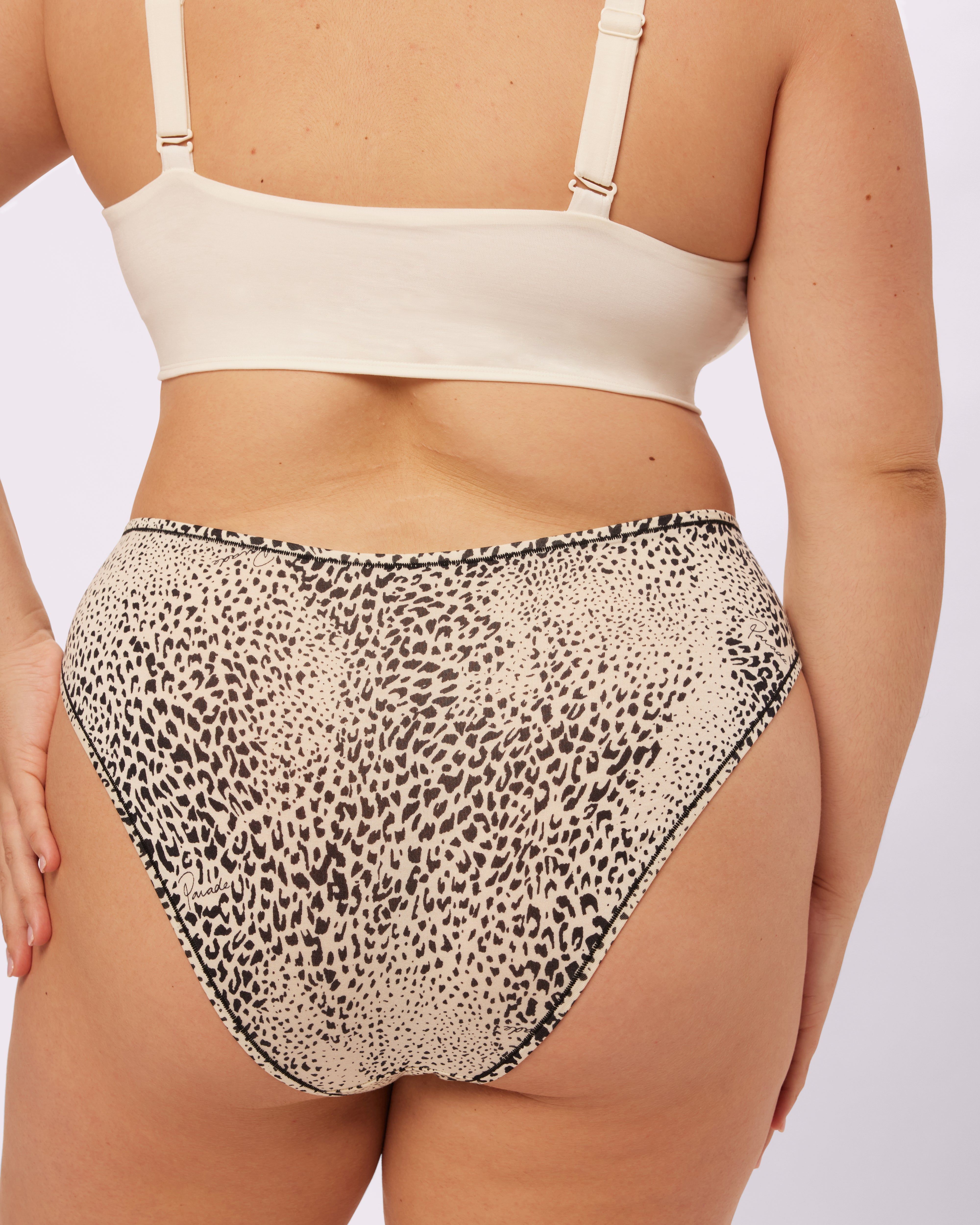 Vintage High Rise Brief | New:Cotton (Baby Leopard) sold by Parade product image thumbnail 3