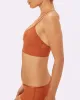 Strappy Longline Bralette | Silky Mesh | Archive (Butterscotch) sold by Parade
