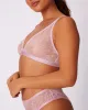 Plunge Bralette | Silky Lace | Archive (Purple Haze Lace) sold by Parade