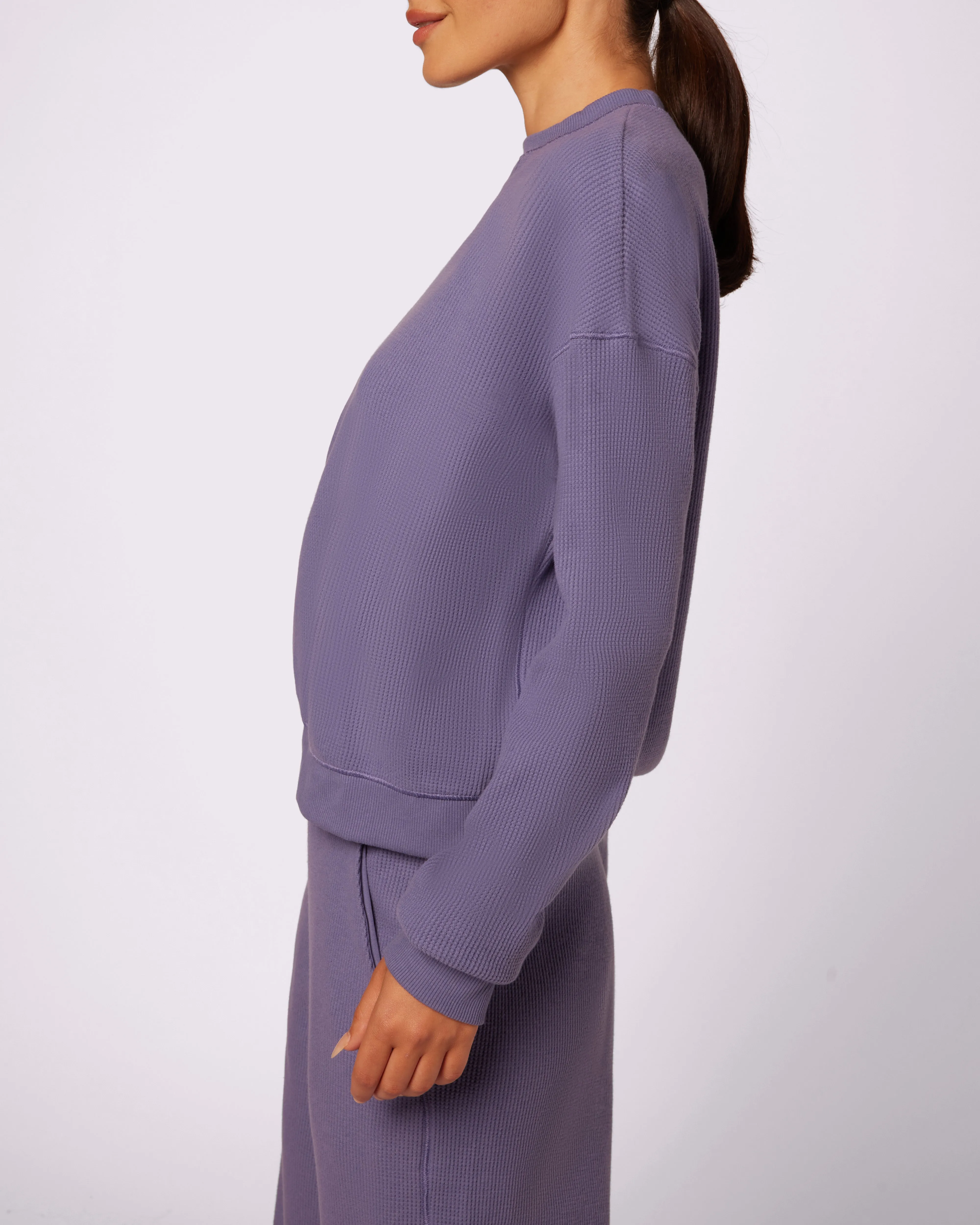 Cozy Crewneck | Cozy Waffle | Archive (Fog) sold by Parade product image thumbnail 2