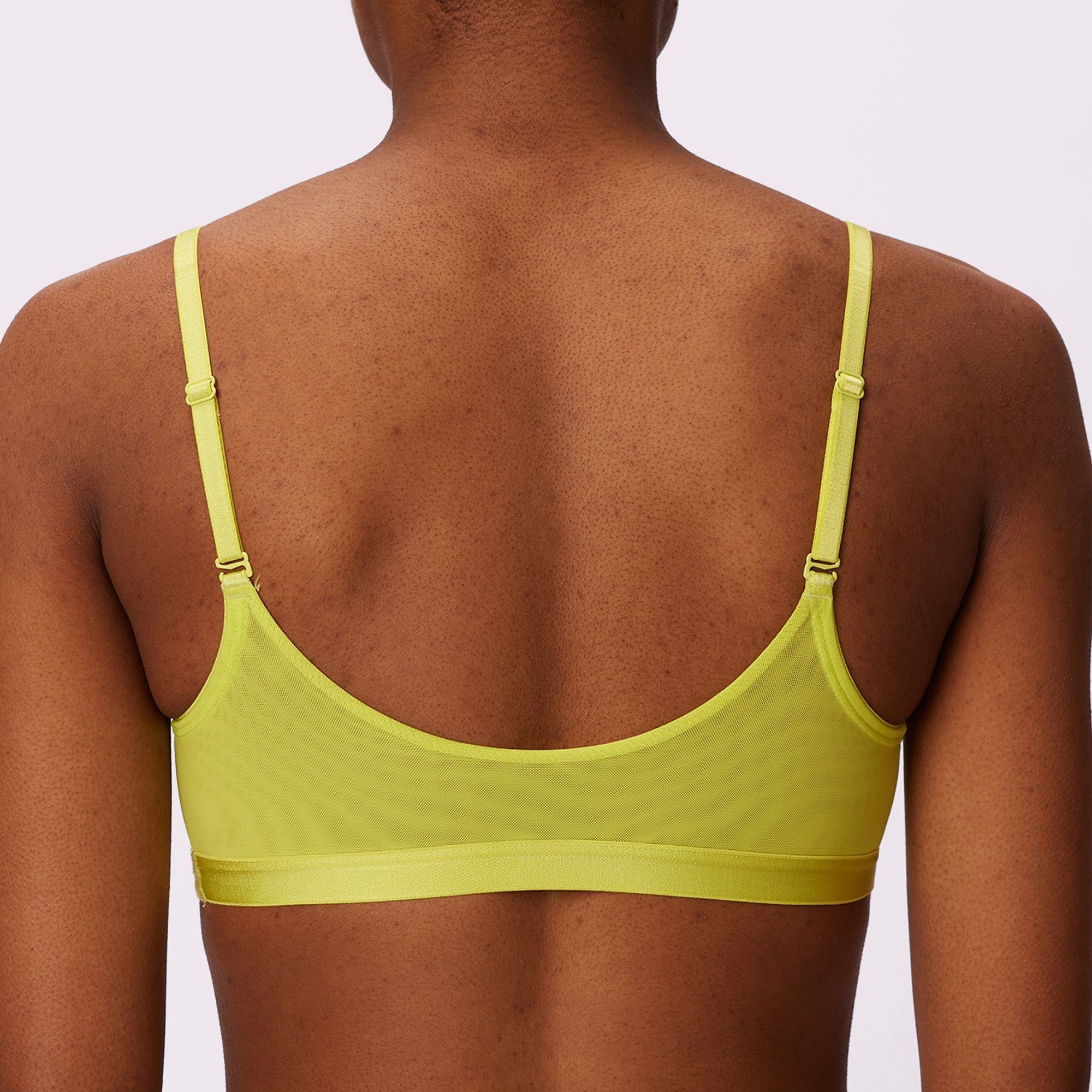 2+ Strappy Triangle Bralette | Silky Mesh | Archive (Acid) sold by Parade product image thumbnail 4