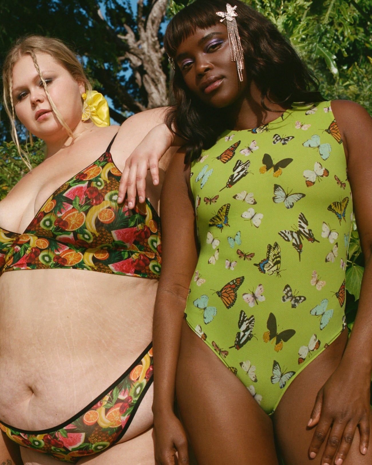 Luxe Sleeveless Bodysuit | Silky Mesh (Enchanted) sold by Parade product image thumbnail 5