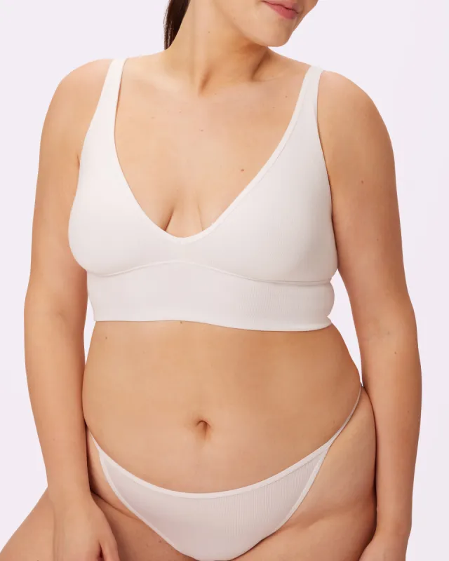 Dream T-String Cheeky | Lush Rib (Glacier) sold by Parade