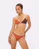 Cross-Back Triangle Bralette | Silky Mesh | Archive (Waffle Cone) sold by Parade