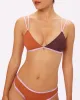 Cross-Back Triangle Bralette | Silky Mesh | Archive (Waffle Cone) sold by Parade