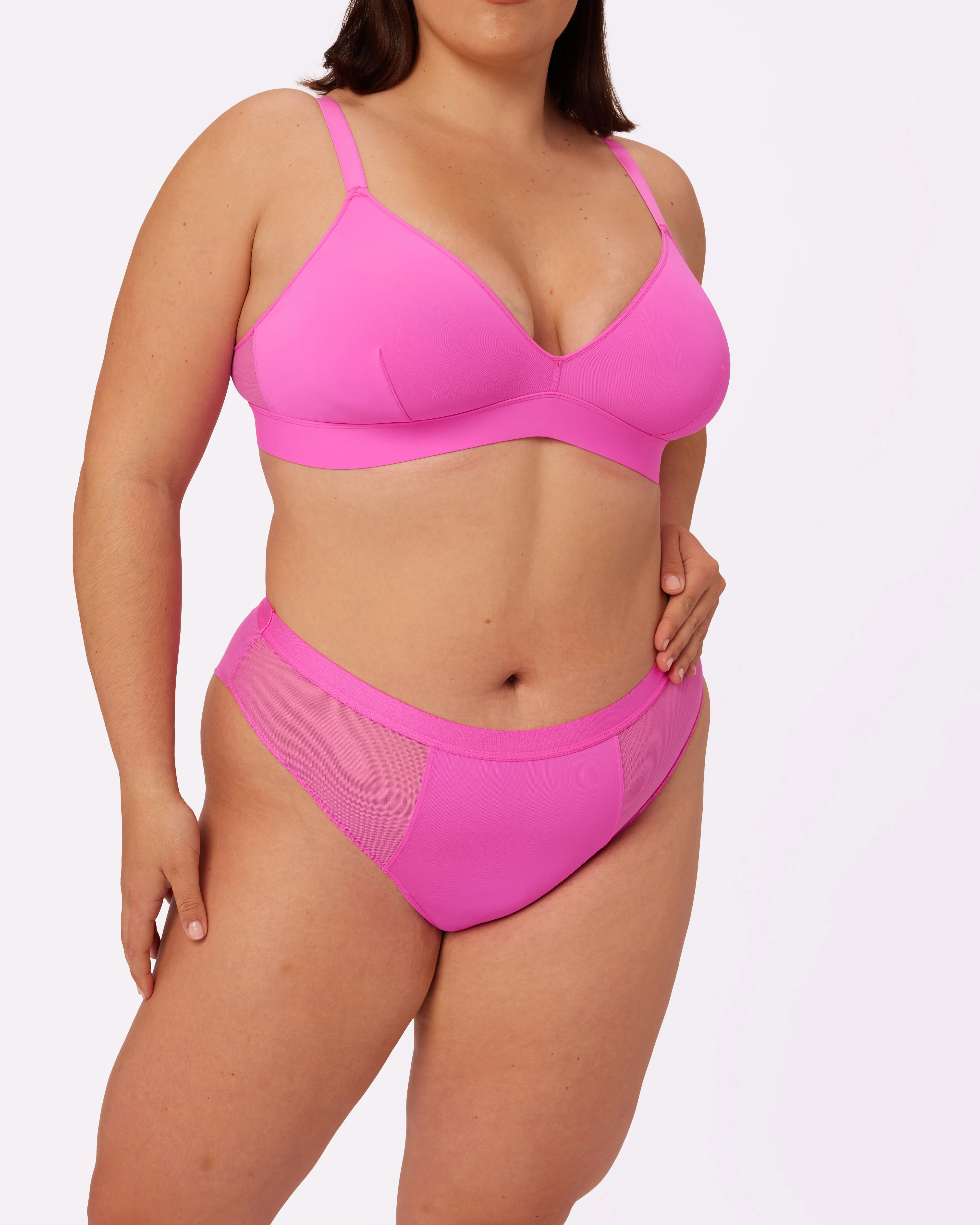 Dream Fit Triangle Bralette | Ultra-Soft Re:Play | Archive (Valentine) sold by Parade product image thumbnail 4