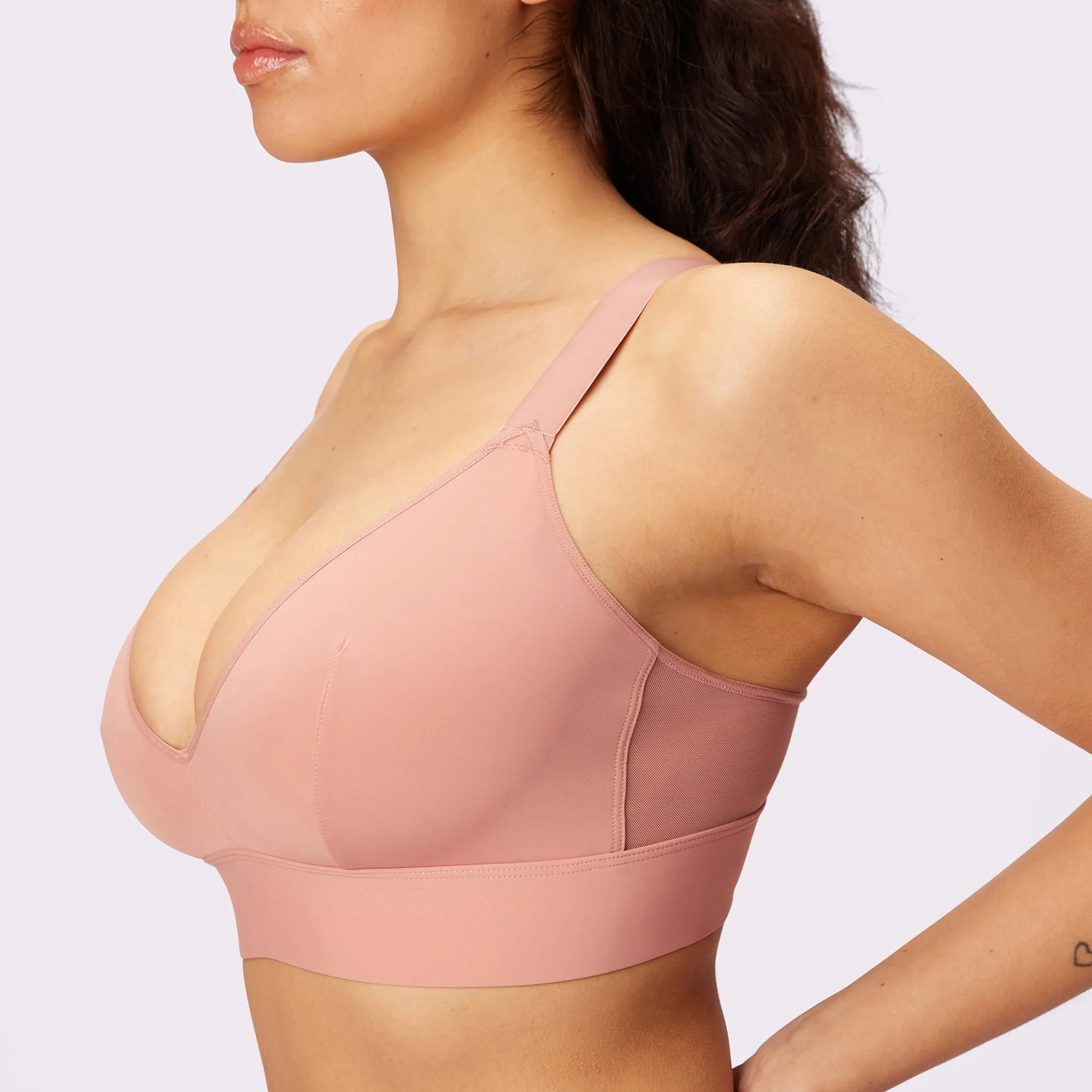 Re:Play Triangle Bralette | Ultra-Soft Re:Play | Archive (Hot Honey) sold by Parade product image thumbnail 2