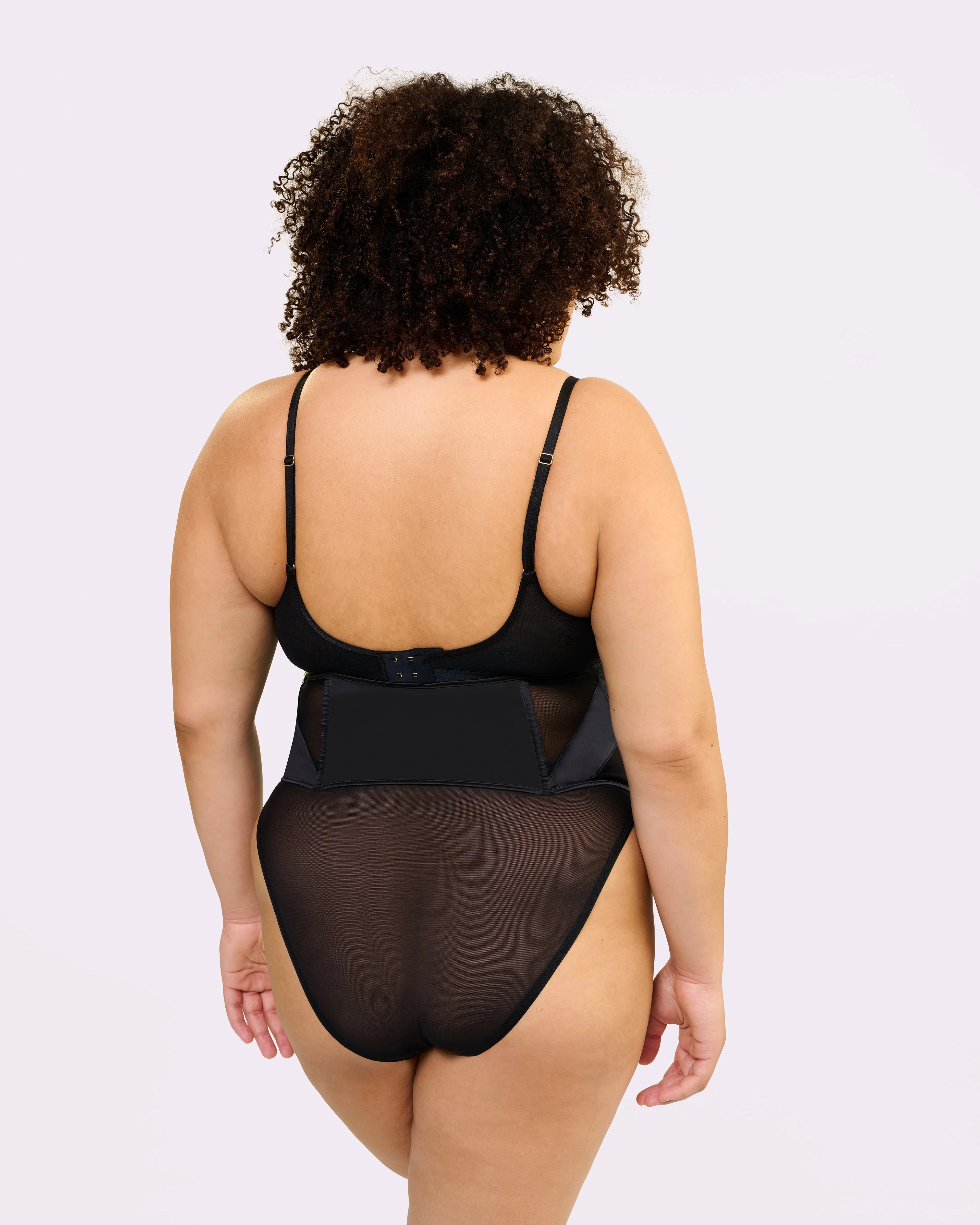 Luxe Sculpt Underbust Corset | Glow Satin | Archive (Eightball) sold by Parade product image thumbnail 4