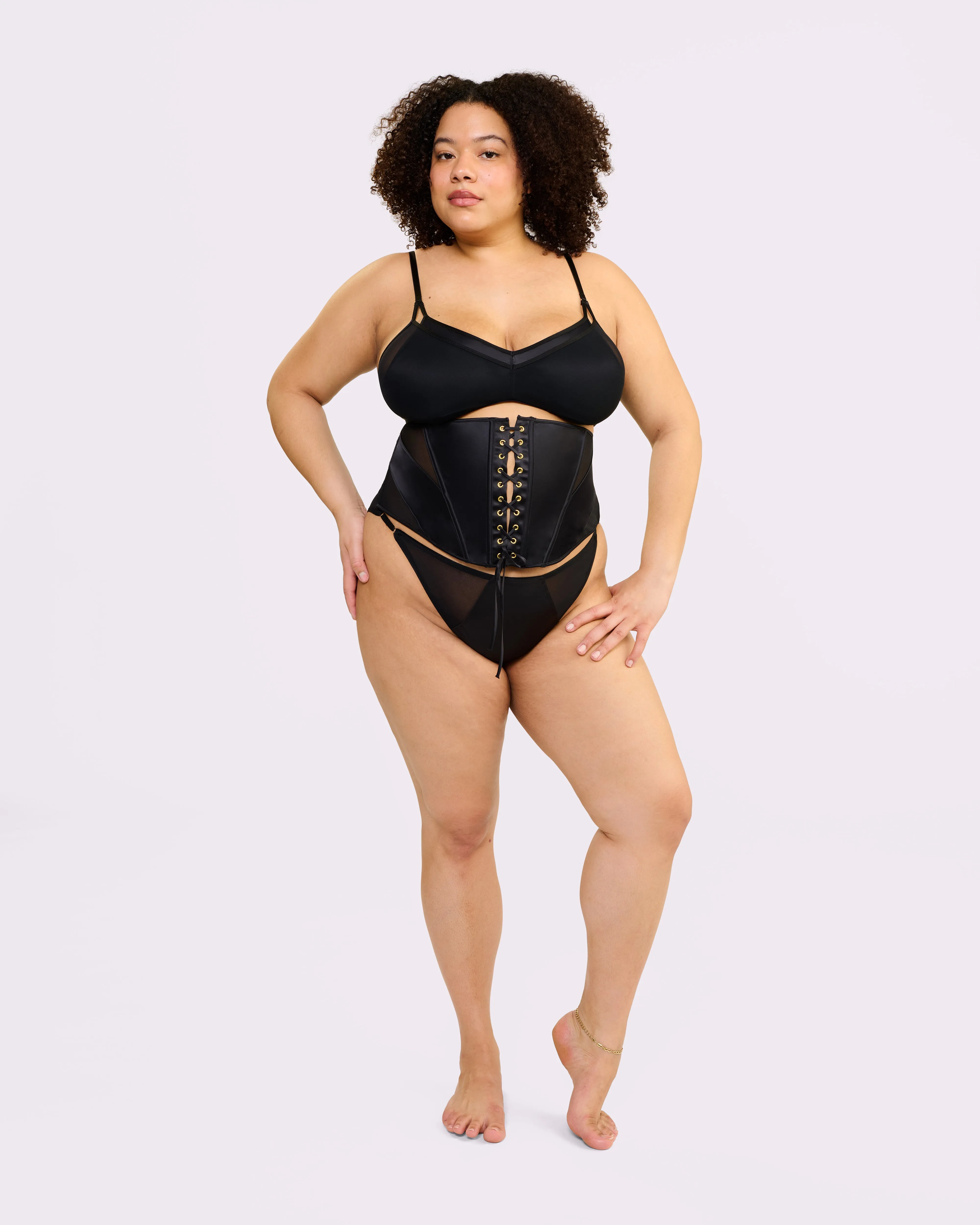 Luxe Sculpt Underbust Corset | Glow Satin | Archive (Eightball) sold by Parade product image thumbnail 5