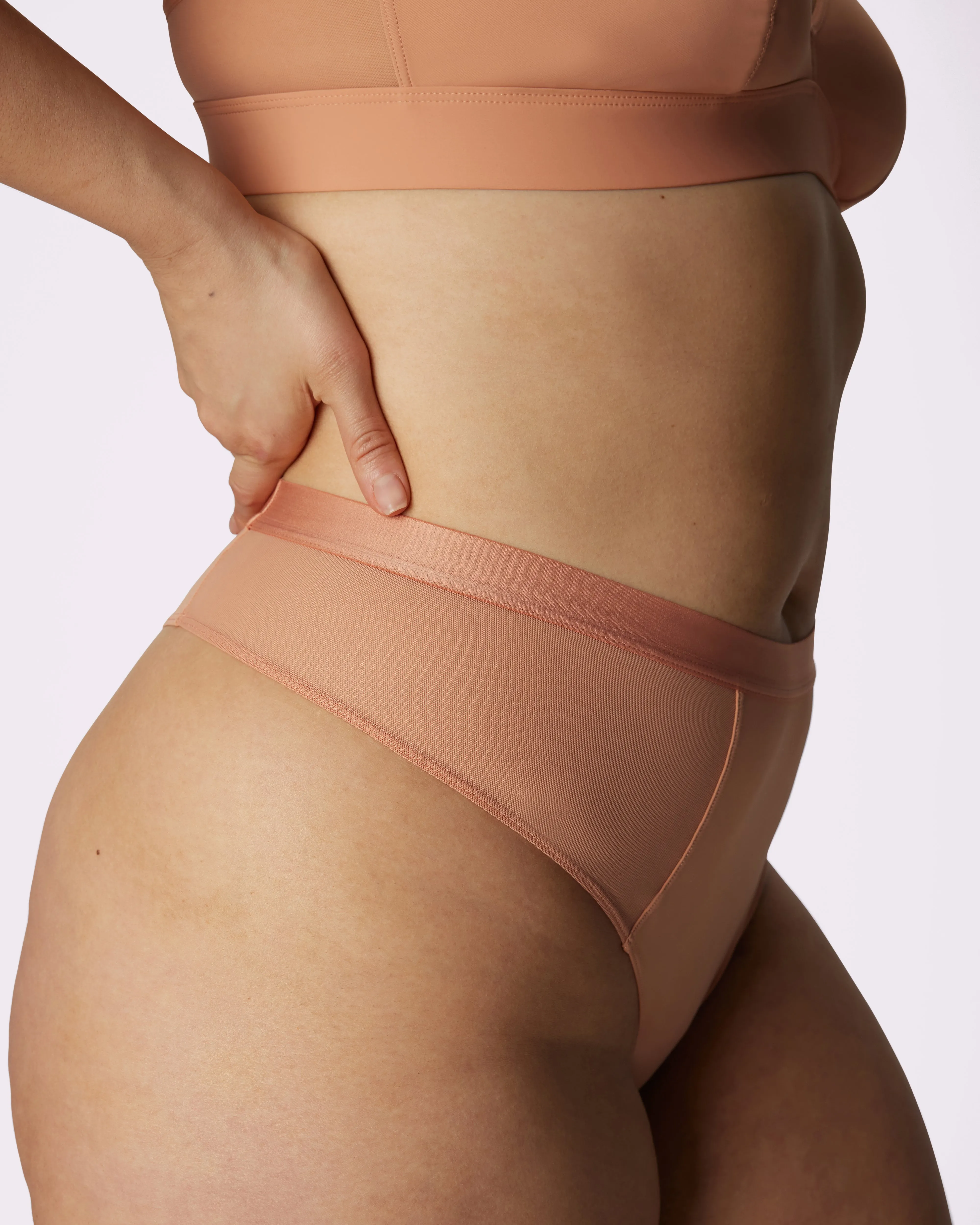 Re:Play High Waisted Thong | Ultra-Soft Re:Play (Ballet) sold by Parade product image thumbnail 2