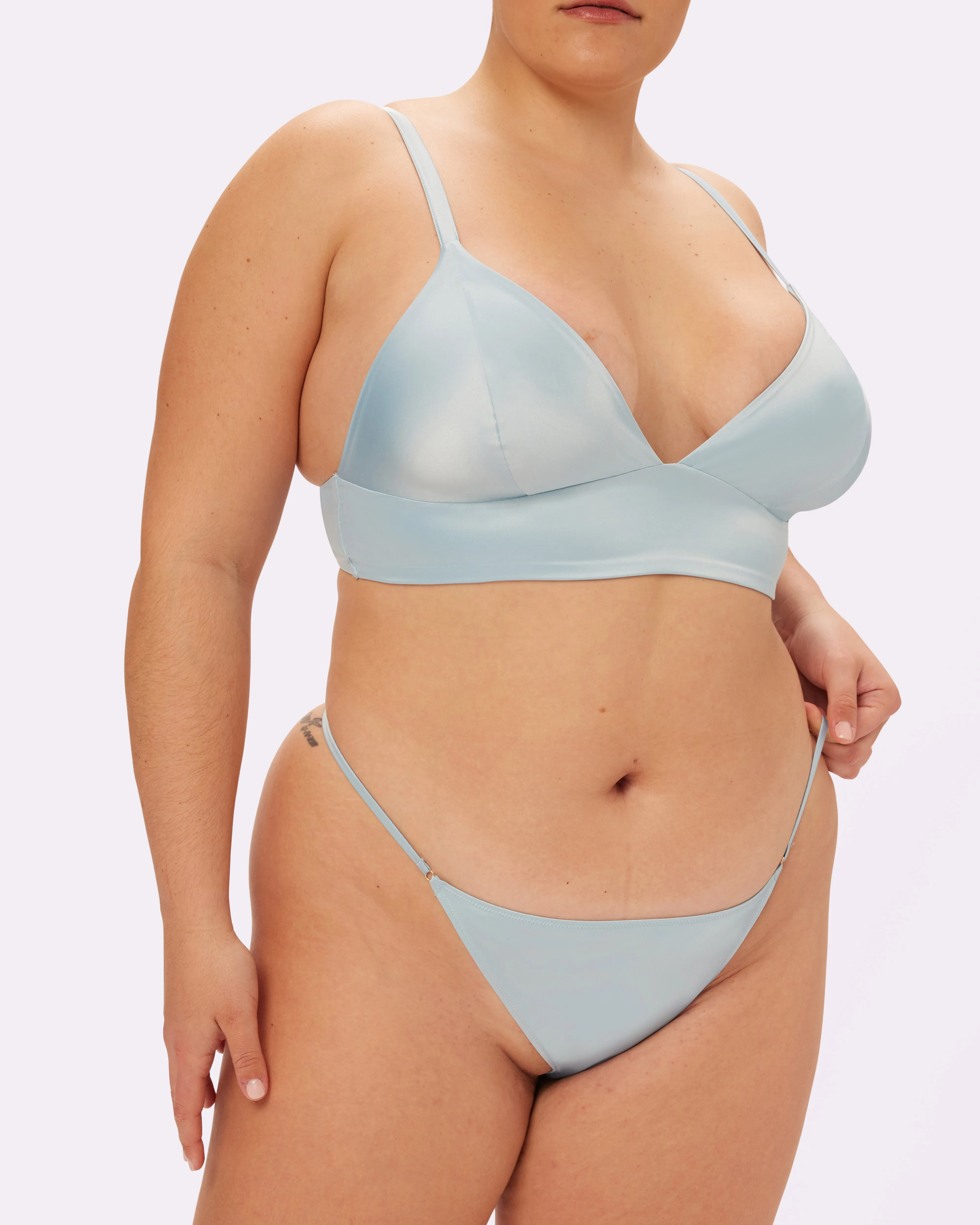 Satin Shine Thong | Glow Satin | Archive (Ethereal) sold by Parade product image thumbnail 2