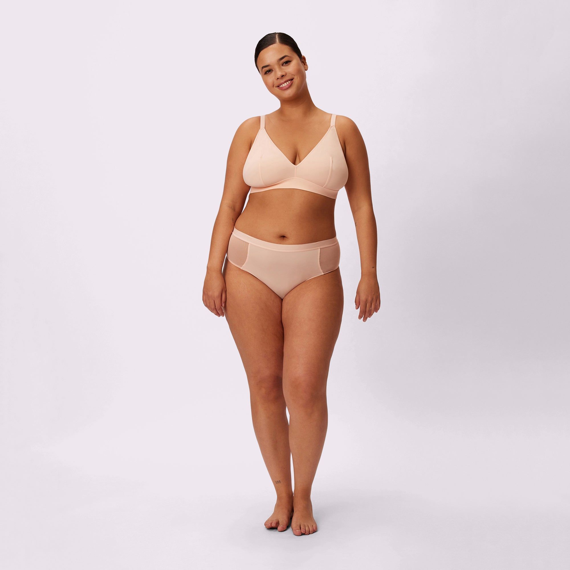 XS Dream Fit High Rise Brief | Ultra-Soft Re:Play | Archive (Rock Salt) sold by Parade product image thumbnail 3