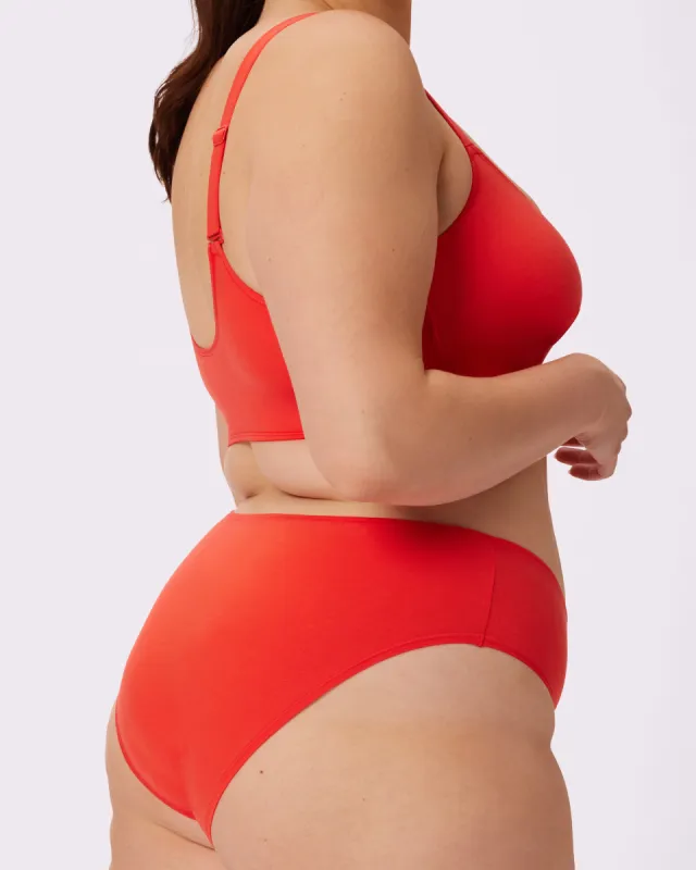 XS Vintage High Rise Brief | New:Cotton | Archive (Strawberry) sold by Parade