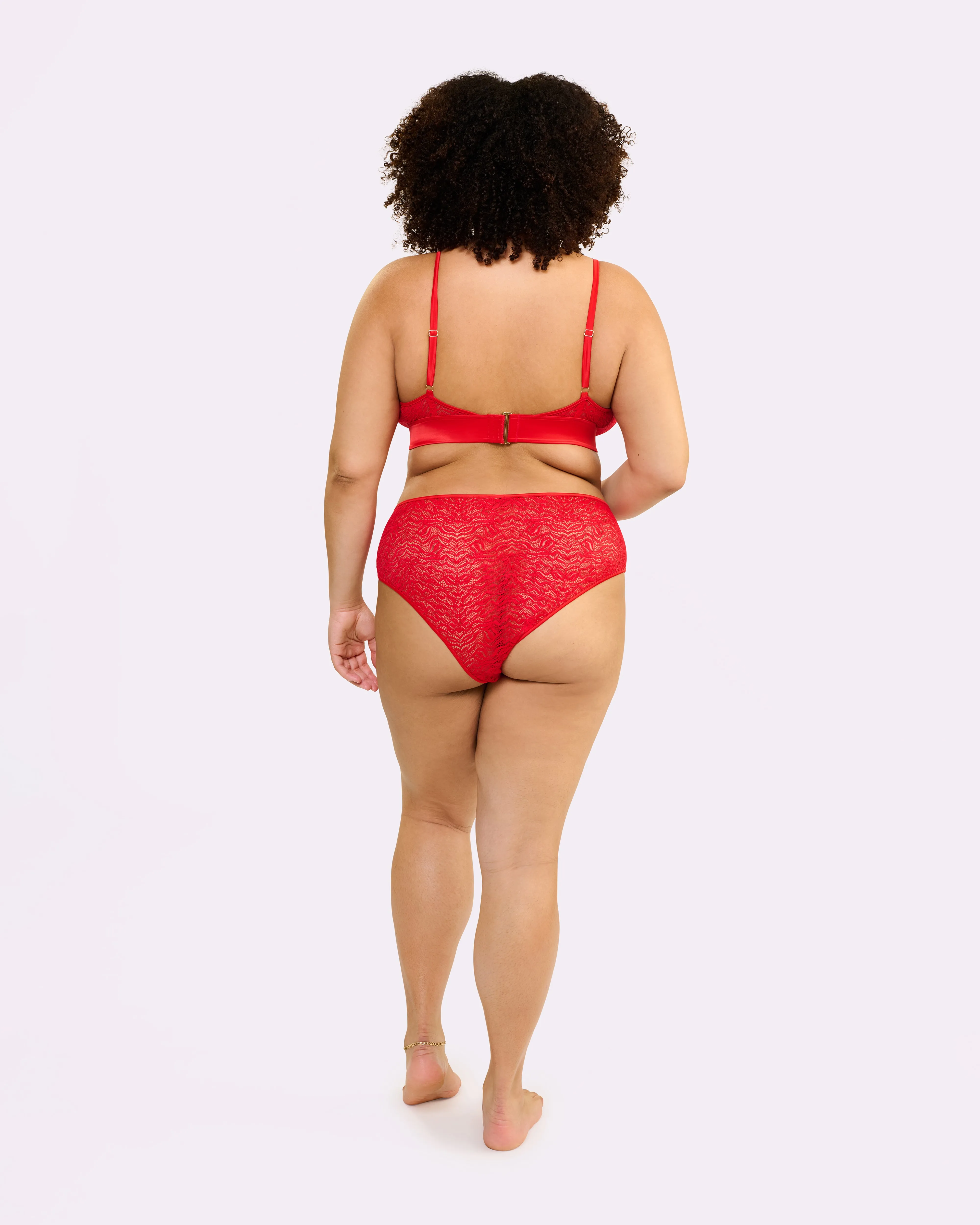 Dusk 'til Dawn Lace Triangle Bralette | Dusk 'til Dawn | Archive (Balloon) sold by Parade product image thumbnail 3