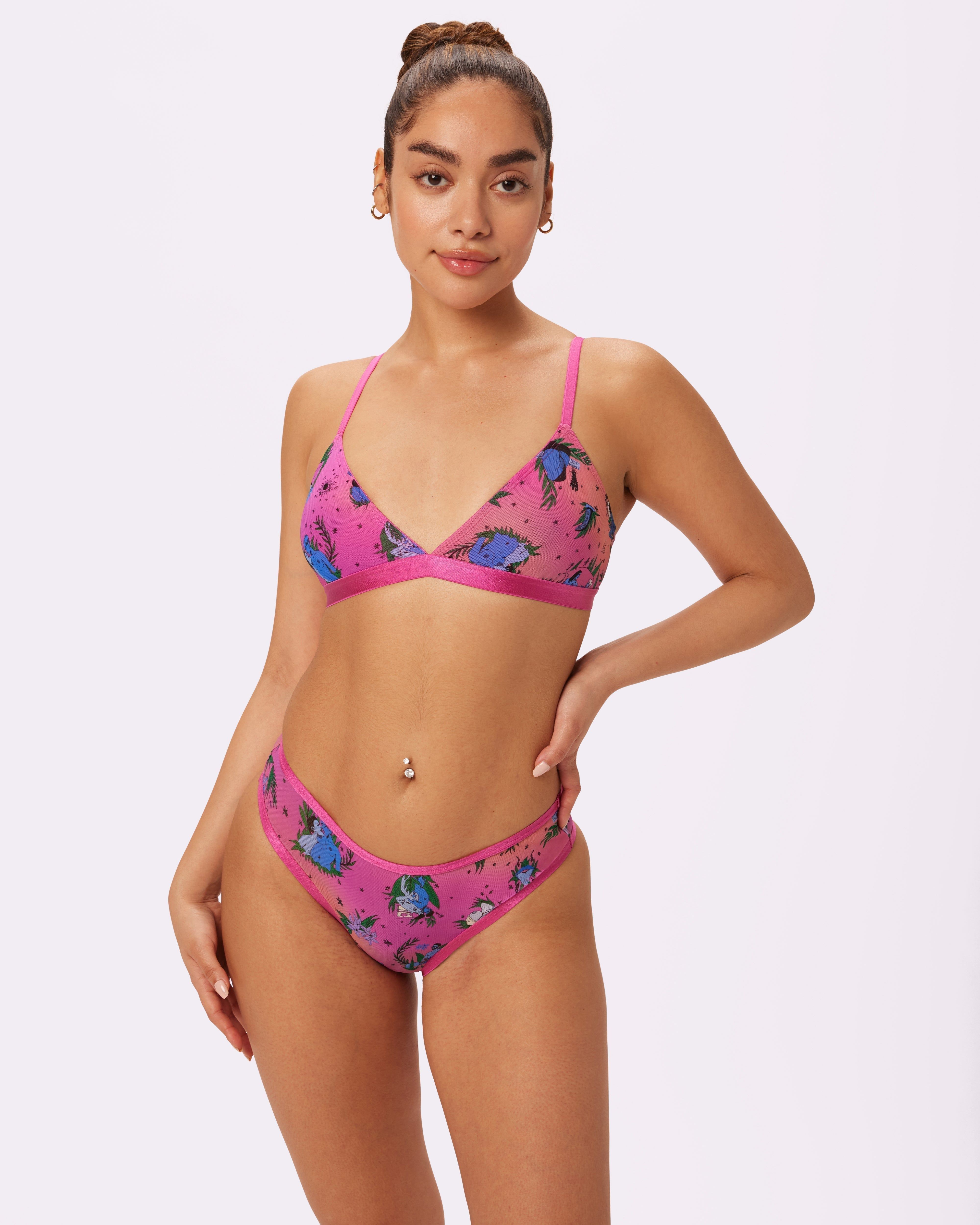 2+ Triangle Bralette | Silky Mesh | Archive (Smutty Toile) sold by Parade