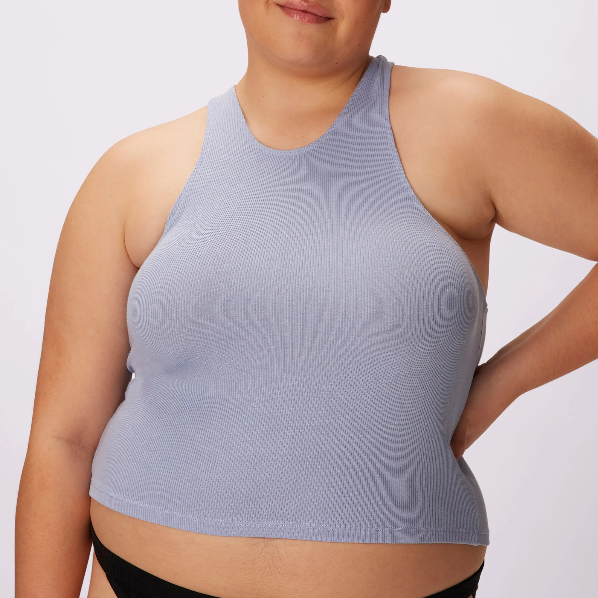 Lush Essential Racer Tank | Lush Rib | Archive (Skydive) sold by Parade product image thumbnail 4