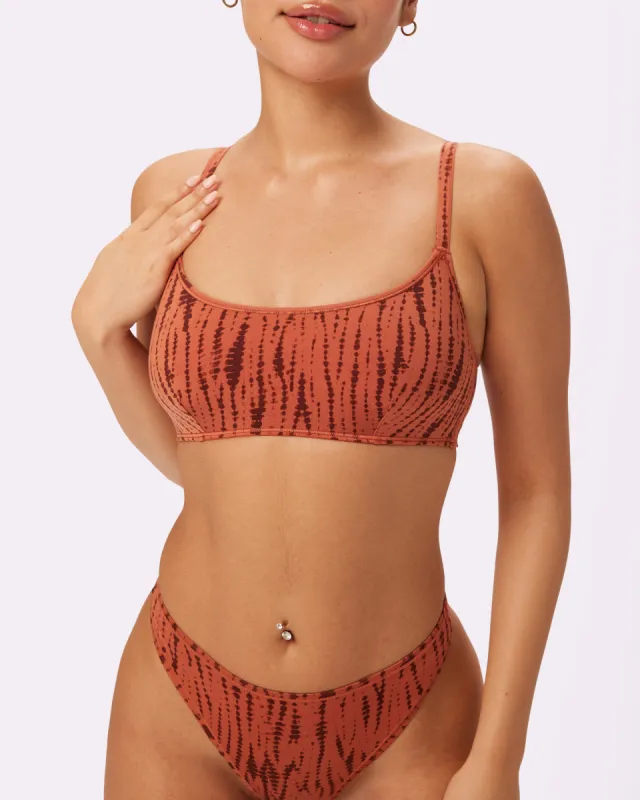 Vintage Soft Scoop Bralette | New:Cotton | Archive (Rocky Road) sold by Parade