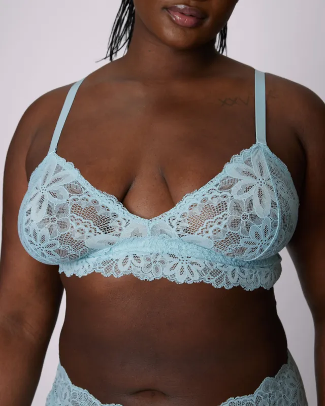 Perfect Lace Triangle Bralette | Soft Lace | Archive (Ethereal) sold by Parade