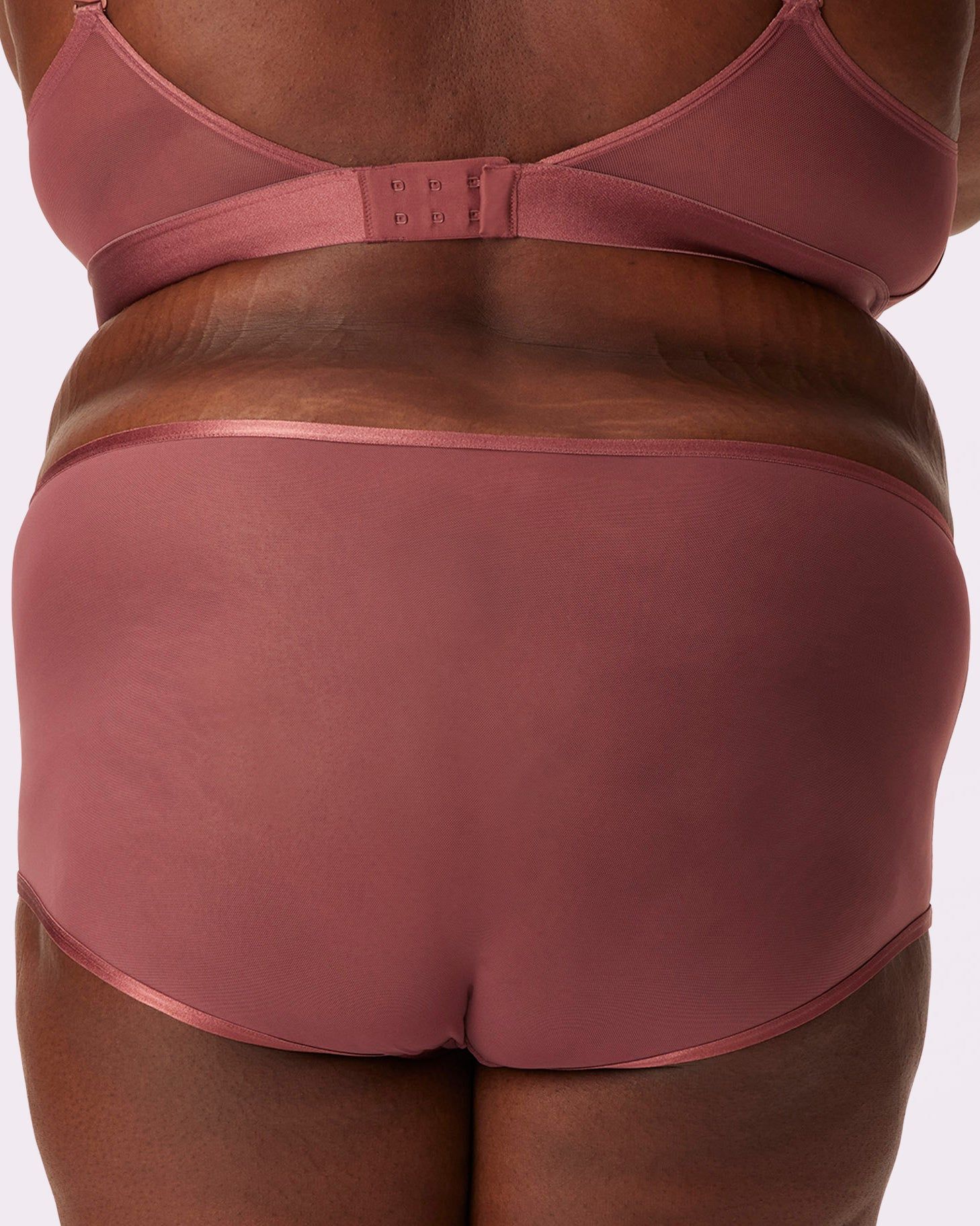 XS High Rise Boyshort | Silky Mesh | Archive (Roseglow) sold by Parade product image thumbnail 3