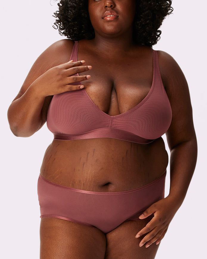 XS High Rise Boyshort | Silky Mesh | Archive (Roseglow) sold by Parade product image thumbnail 4