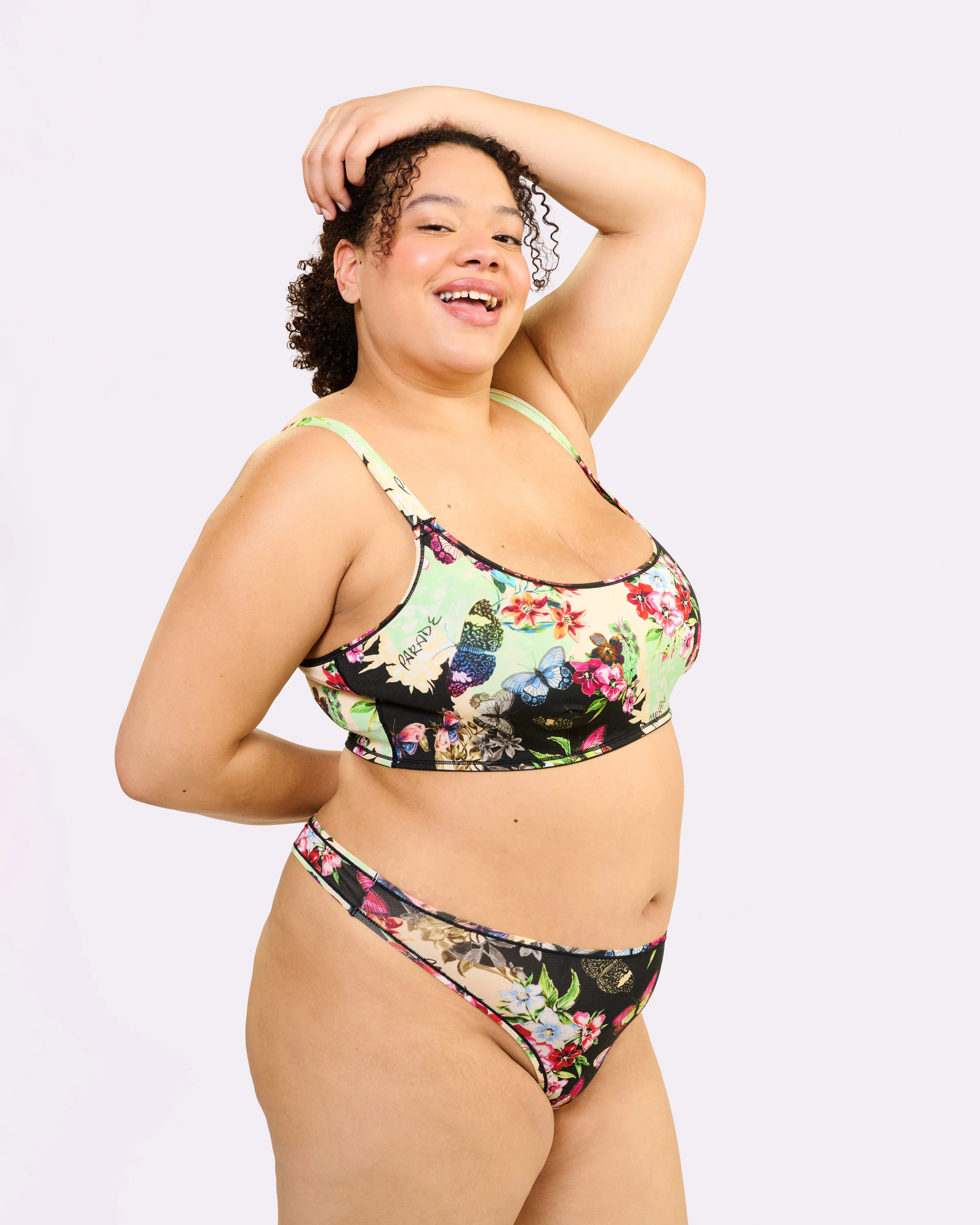 Ultra-Flattering High Rise Thong | New:Cotton | Archive (Flutter) sold by Parade product image thumbnail 5