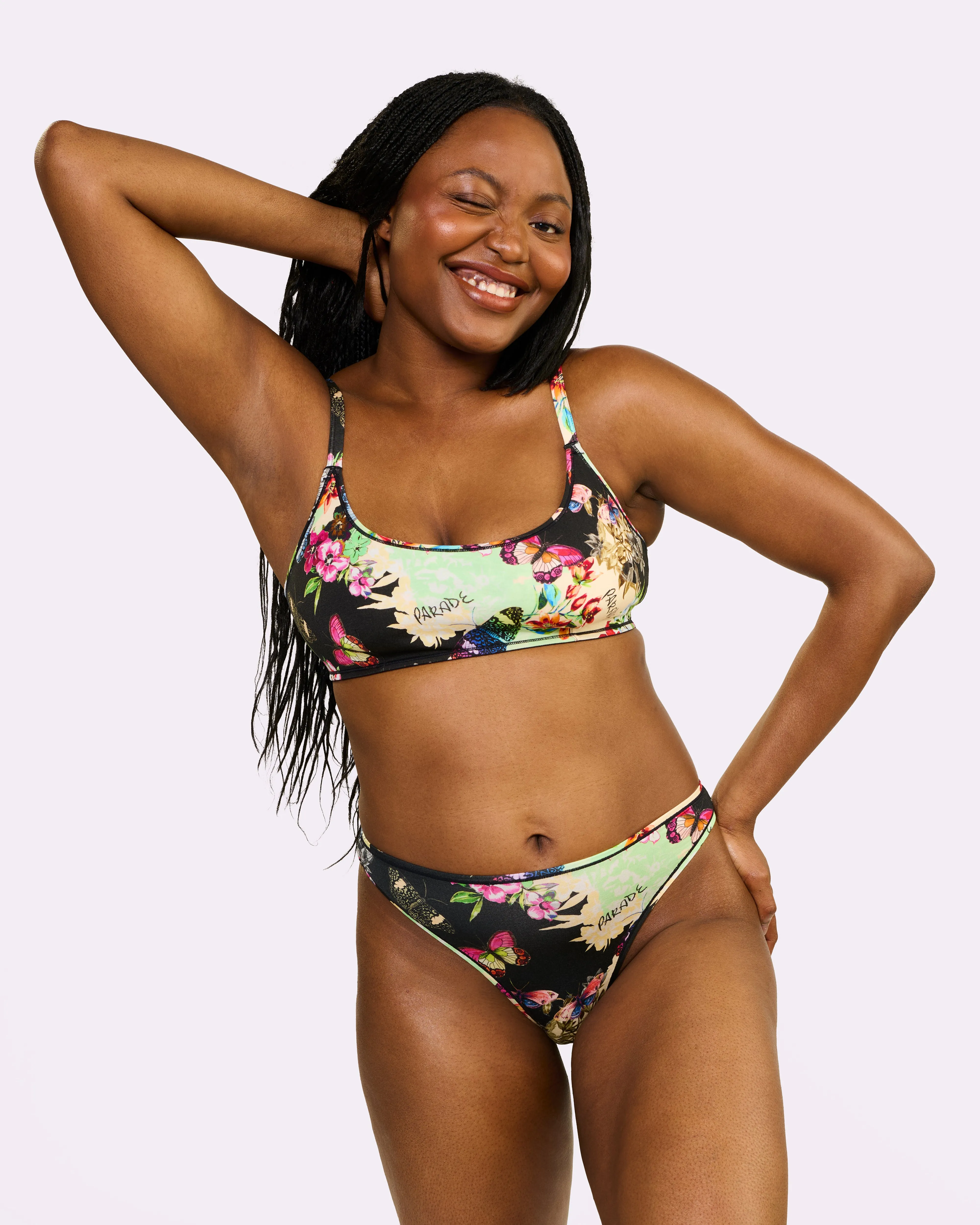 Ultra-Flattering High Rise Thong | New:Cotton | Archive (Flutter) sold by Parade product image thumbnail 3