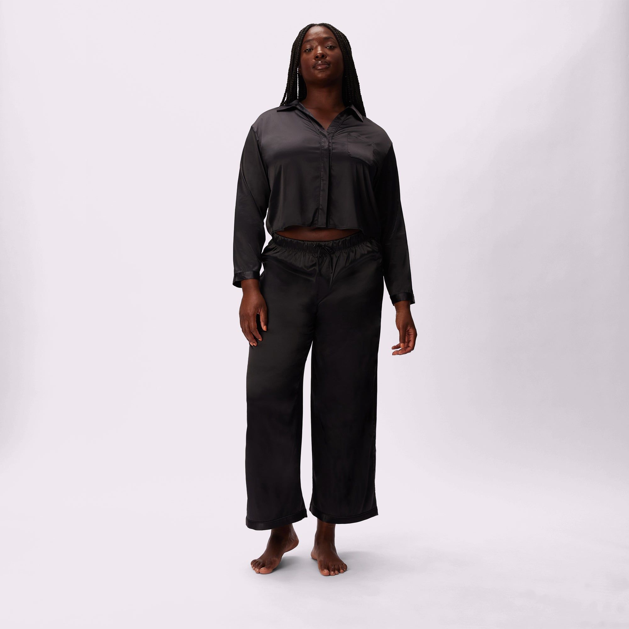 Dream Wide Leg Pants | Luxe Satin (Eightball) sold by Parade product image thumbnail 3