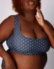 Support Lift Scoop Bralette | Seamless Universal | Archive (Navy Dot) sold by Parade