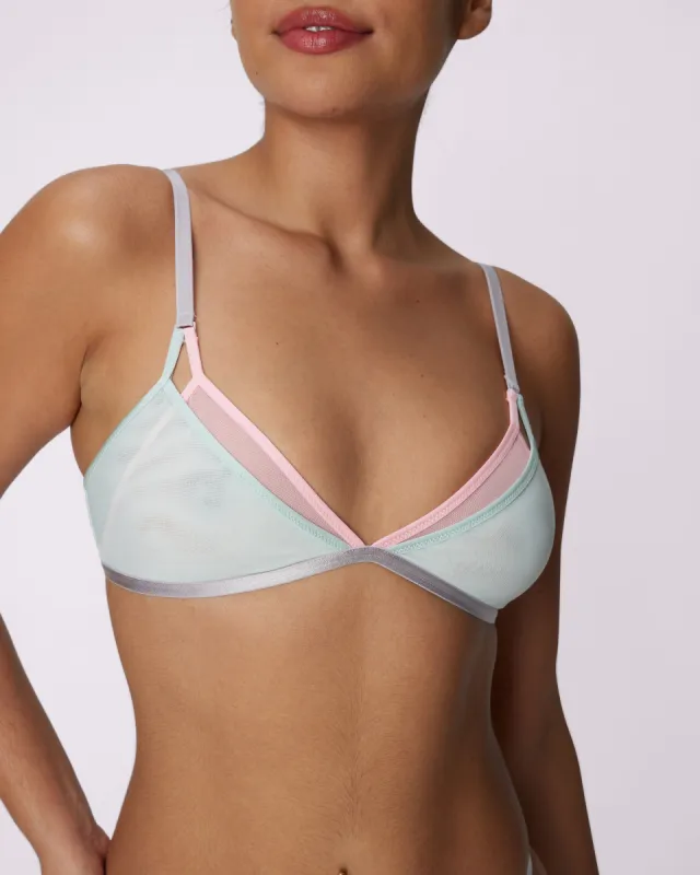 Sexy Layered Mesh Bralette | Silky Mesh | Archive (Sleepover) sold by Parade