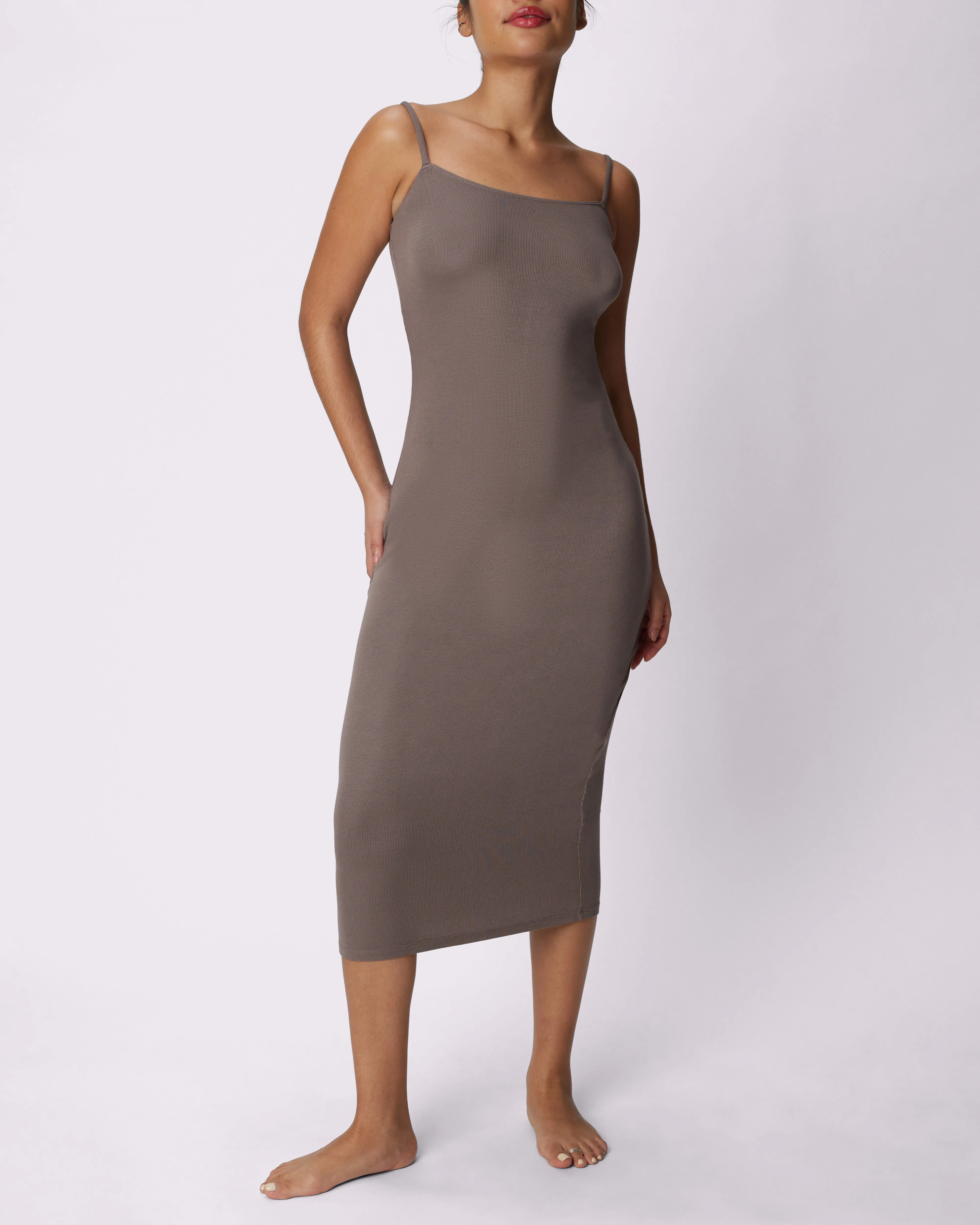Perfect Rib Dress | Lush Rib | Archive (Truffle) sold by Parade product image thumbnail 2