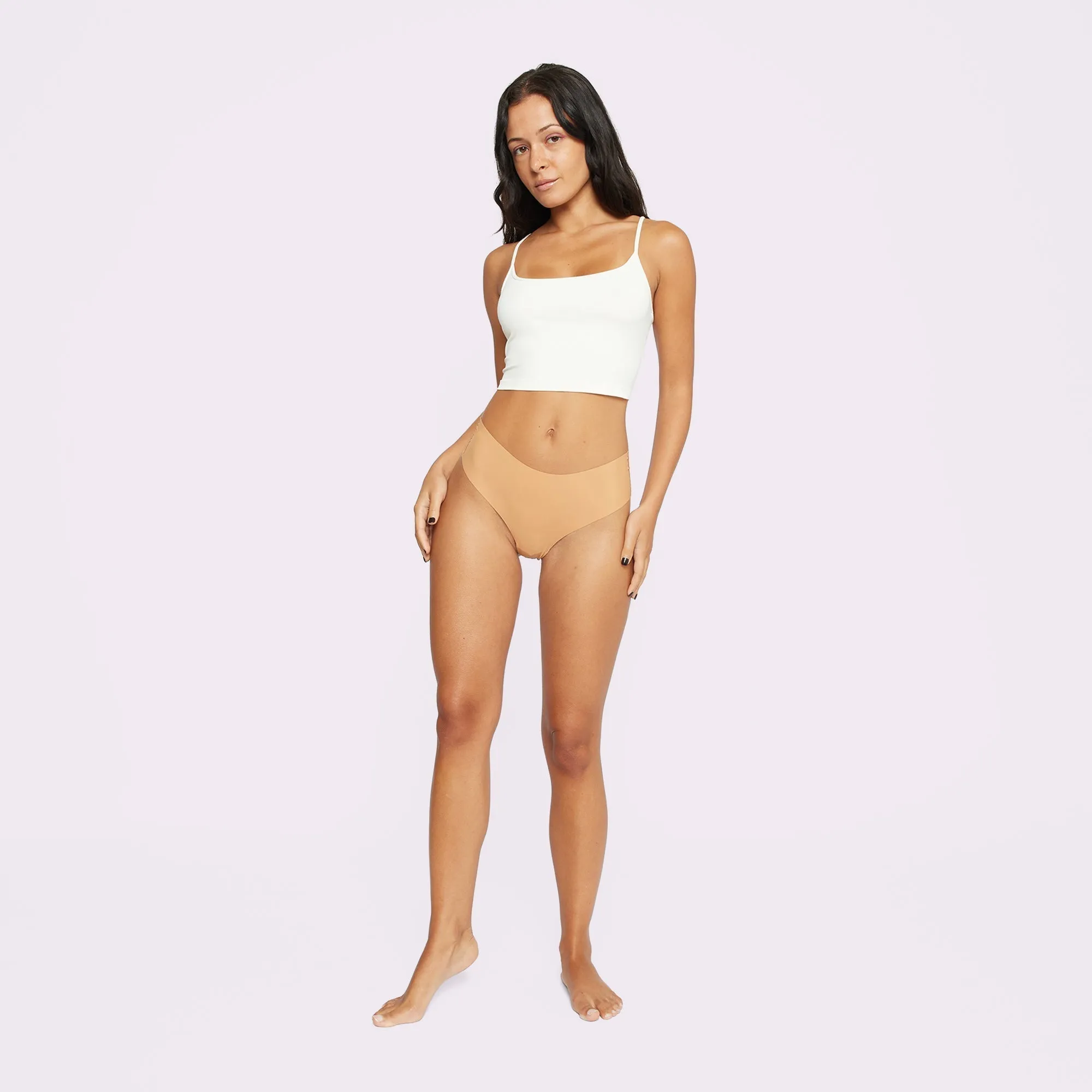 Invisible High Rise Thong | Seamless Universal (Toast) sold by Parade product image thumbnail 3