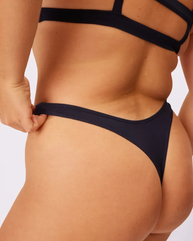 Dream High Cut Thong | Lush Rib | Archive (Neptune) sold by Parade