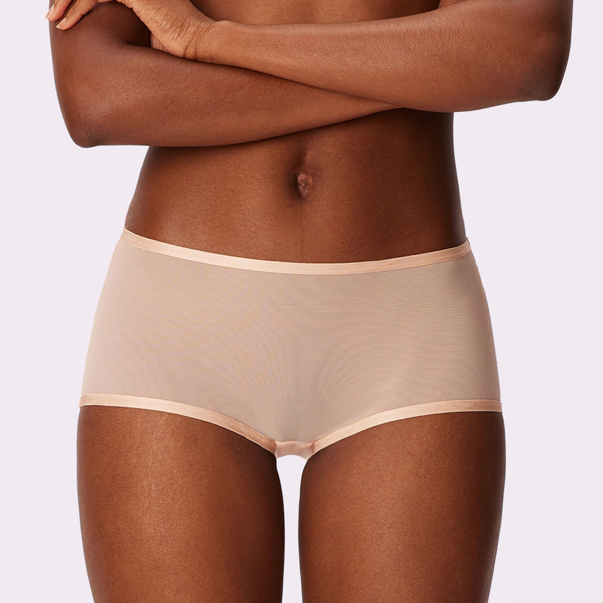 XS High Rise Boyshort | Silky Mesh | Archive (Sand) sold by Parade product image thumbnail 2