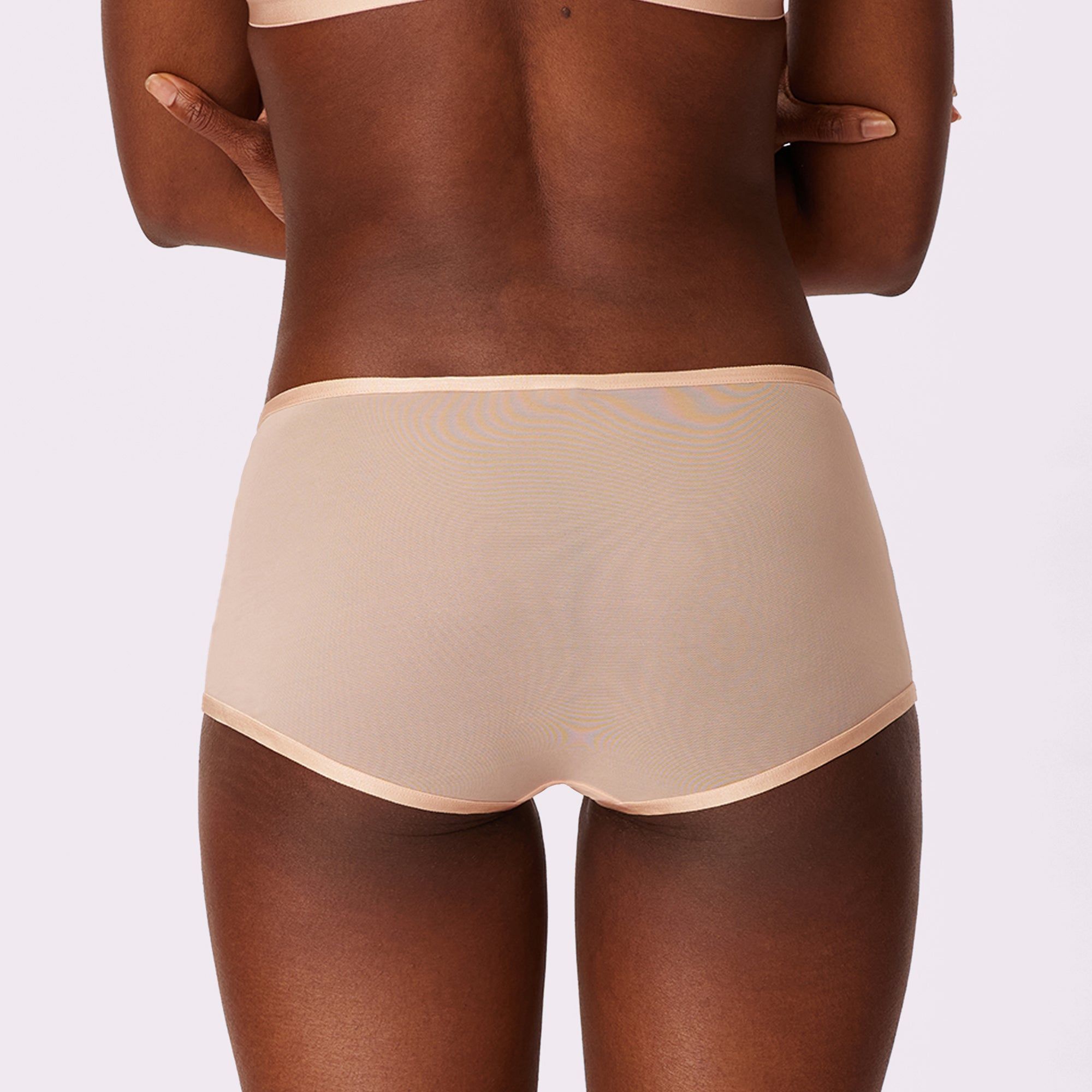 XS High Rise Boyshort | Silky Mesh | Archive (Sand) sold by Parade product image thumbnail 3
