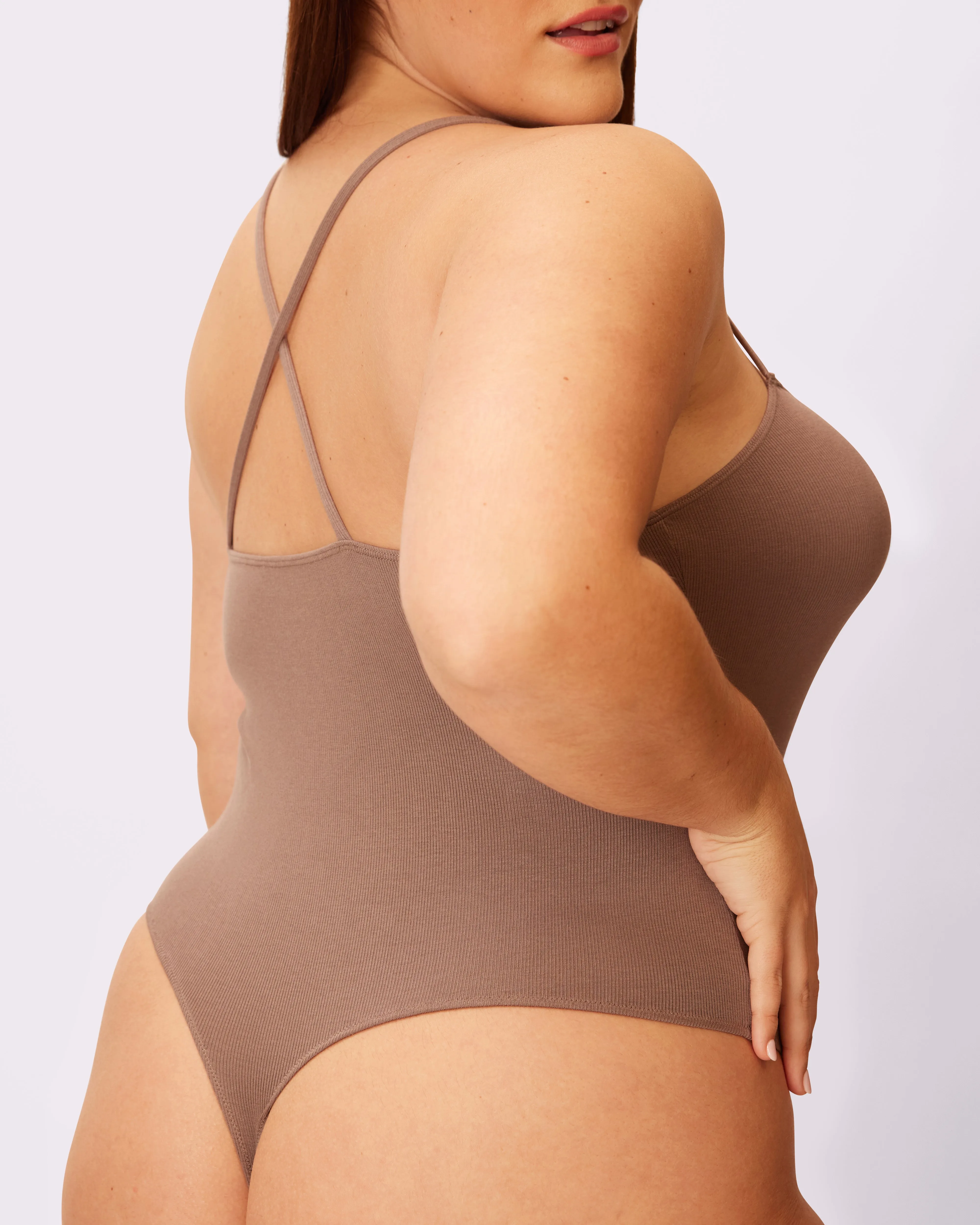 Lush Comfort Cami Bodysuit | Lush Rib | Archive (Truffle) sold by Parade product image thumbnail 5
