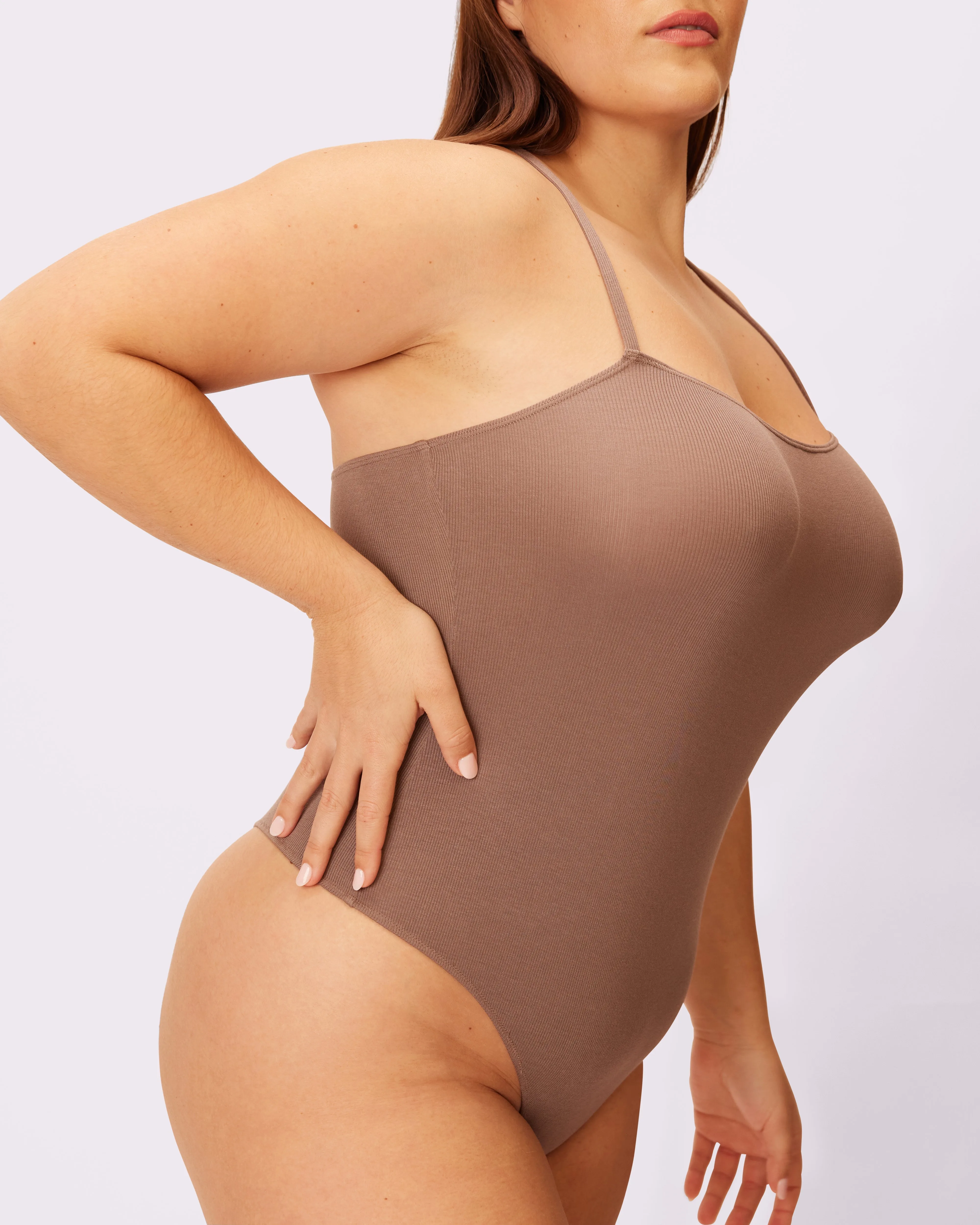 Lush Comfort Cami Bodysuit | Lush Rib | Archive (Truffle) sold by Parade product image thumbnail 2