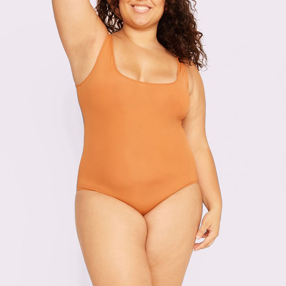 S Easy Scoop Bodysuit | Ultra-Soft Re:Play | Archive (Caramel) sold by Parade product image thumbnail 4