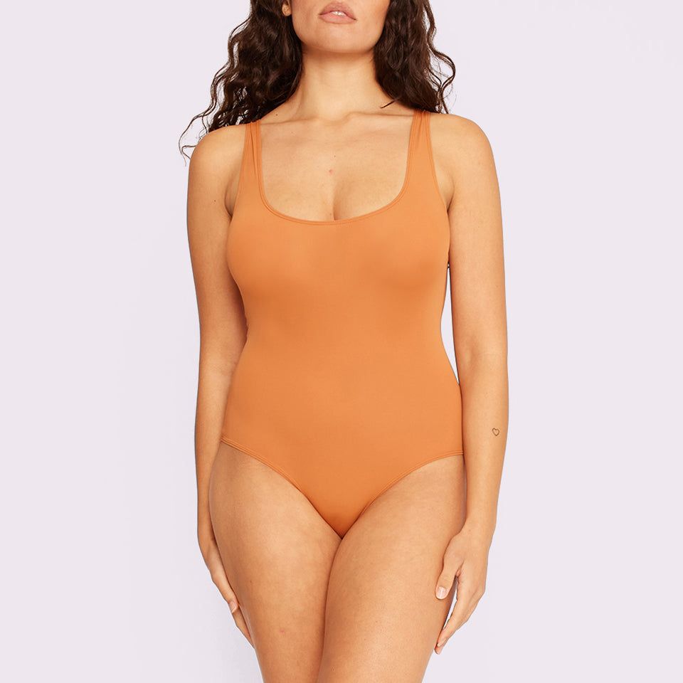 S Easy Scoop Bodysuit | Ultra-Soft Re:Play | Archive (Caramel) sold by Parade