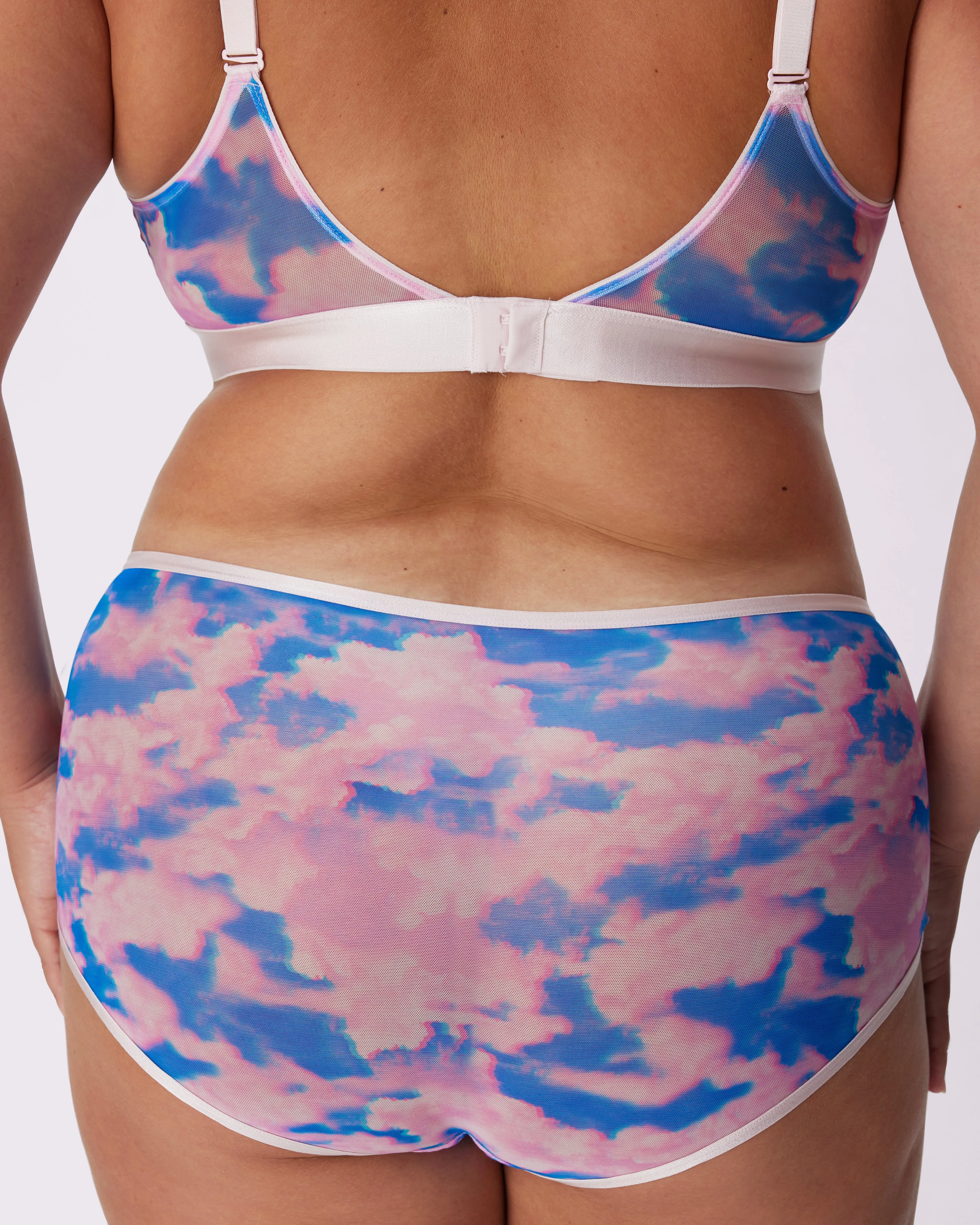 High Rise Boyshort | Silky Mesh | Archive (Cloud Nine) sold by Parade product image thumbnail 5