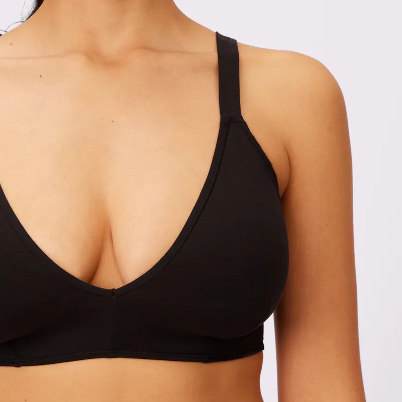 Vintage Soft Triangle Bralette | New:Cotton | Archive (Eightball) sold by Parade