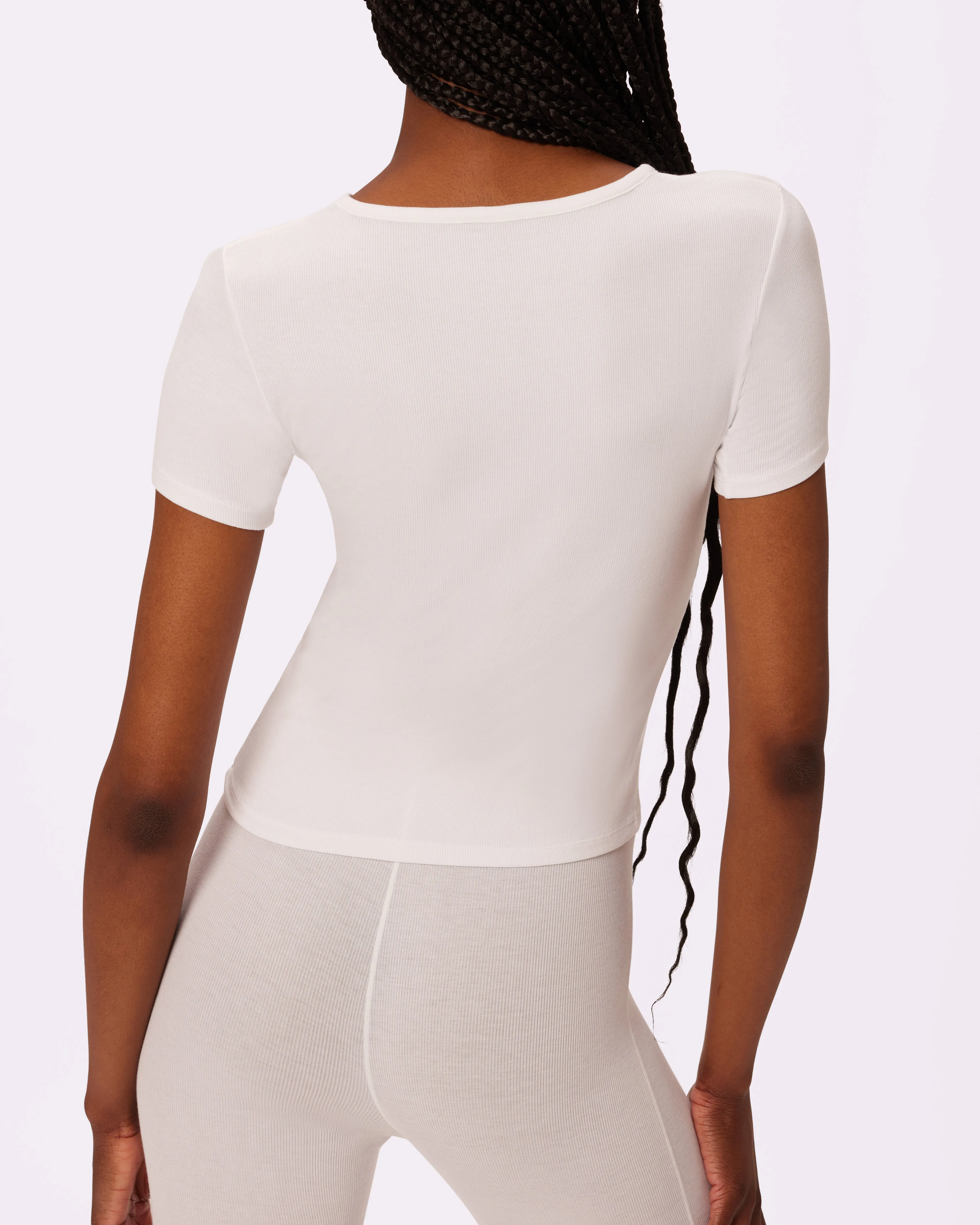 Comfort Rib Short Sleeve | Lush Rib | Archive (Glacier) sold by Parade product image thumbnail 2