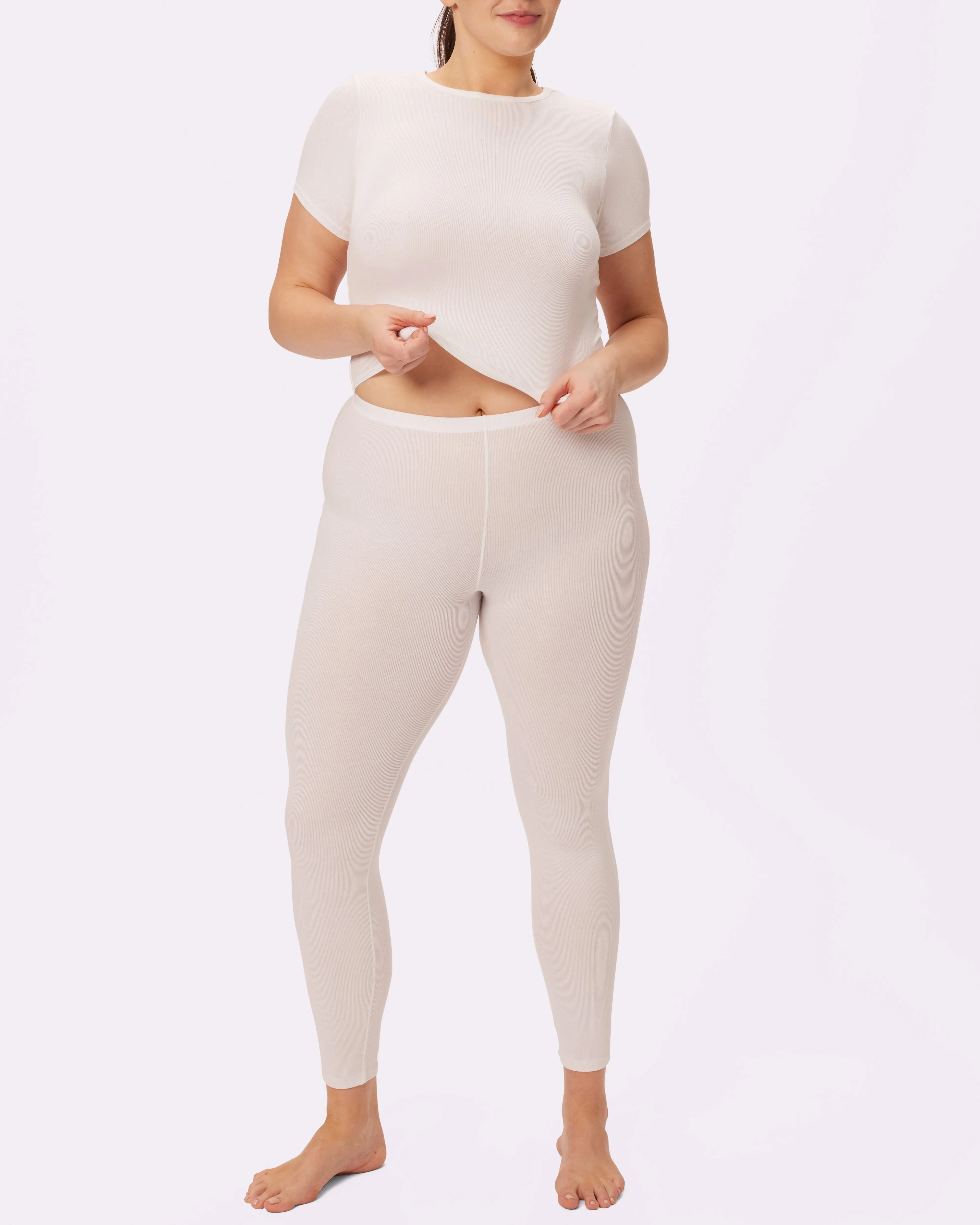 Comfort Rib Short Sleeve | Lush Rib | Archive (Glacier) sold by Parade product image thumbnail 5