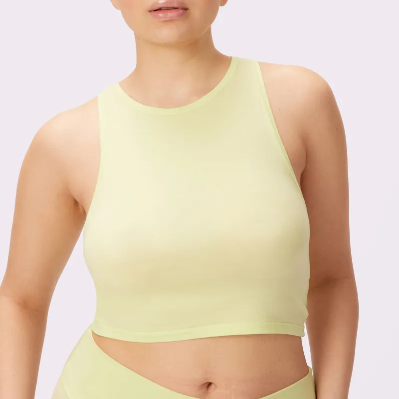 XL Vintage Essential Racer Tank | New:Cotton | Archive (Lime Fizz) made by Parade