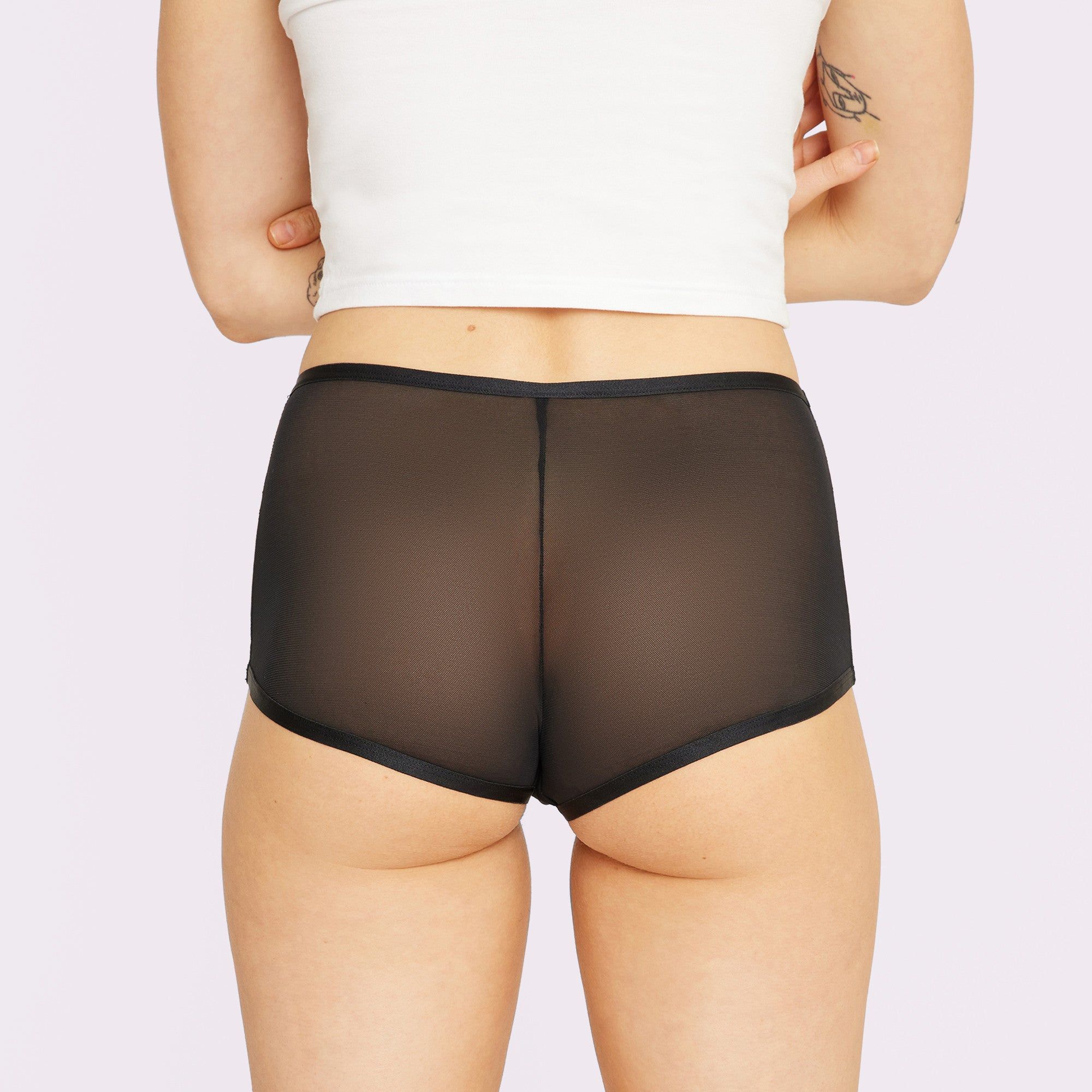 S High Rise Boyshort | Silky Mesh | Archive (Eightball) sold by Parade product image thumbnail 3