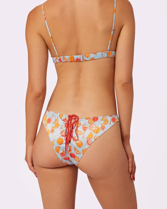 Satin Lace-up Cheeky | Glow Satin | Archive (Spritz) sold by Parade