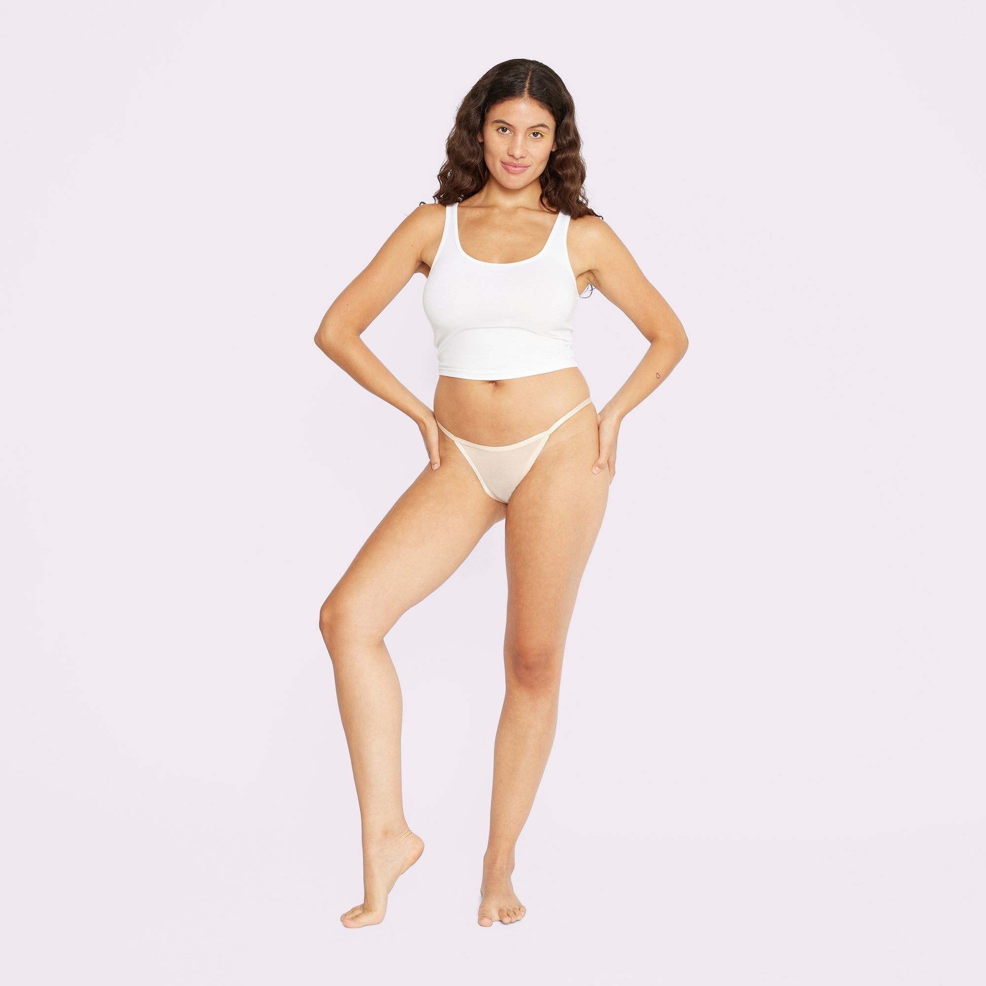 3XL String Cheeky | Silky Mesh | Archive (Cream Puff) sold by Parade product image thumbnail 5