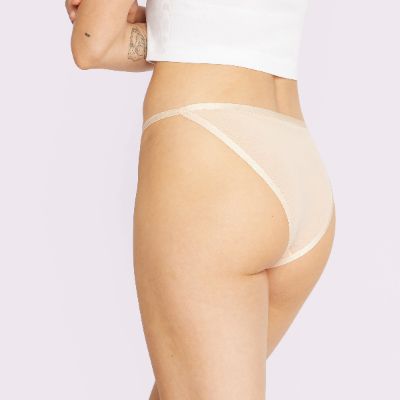 3XL String Cheeky | Silky Mesh | Archive (Cream Puff) sold by Parade