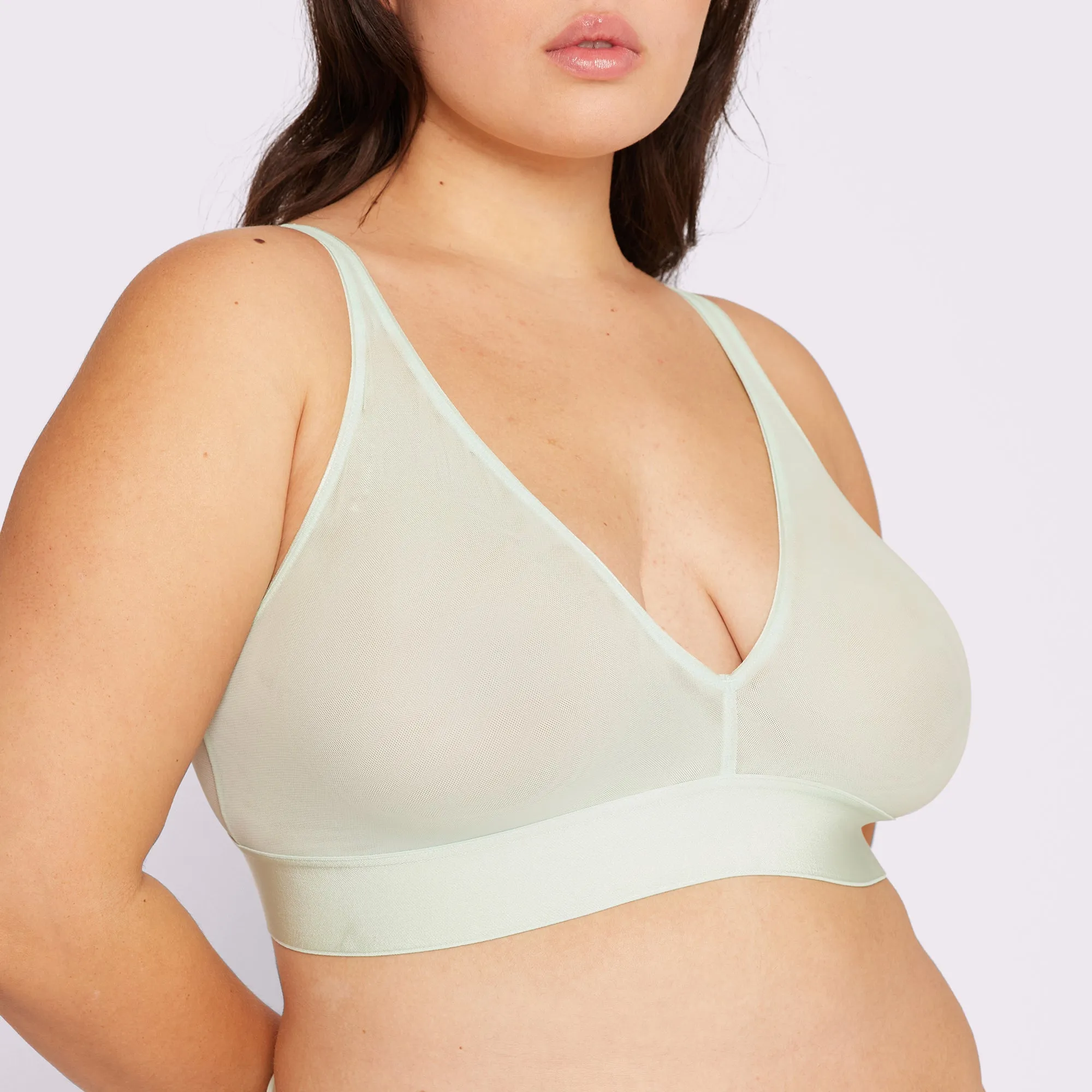 Plunge Bralette | Silky Mesh | Archive (Fizz) sold by Parade product image thumbnail 2
